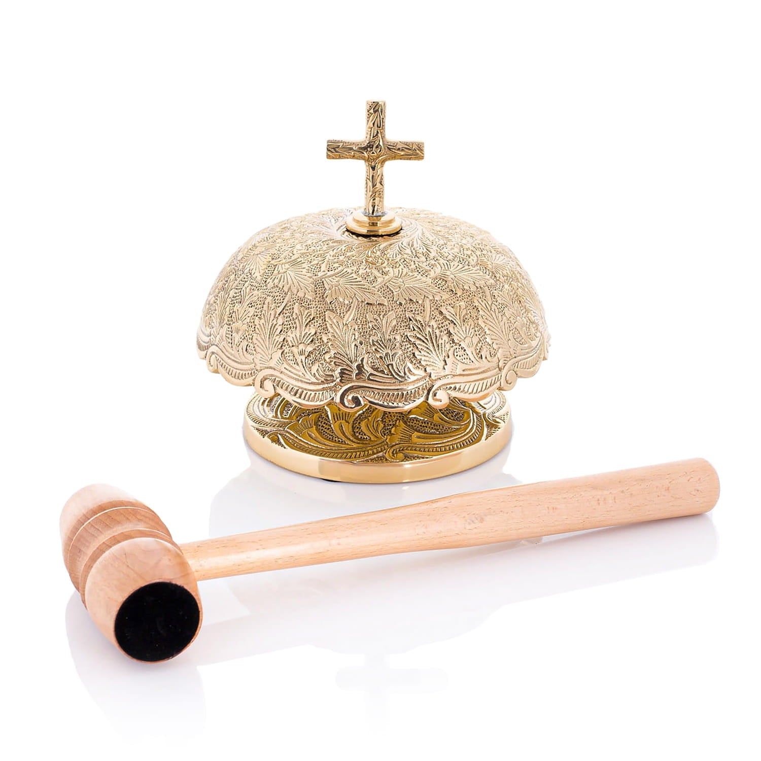 Gong - latón - mazo de madera