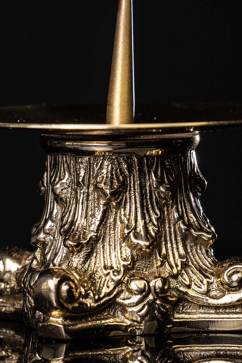 Candelabro - latón - 6 cm