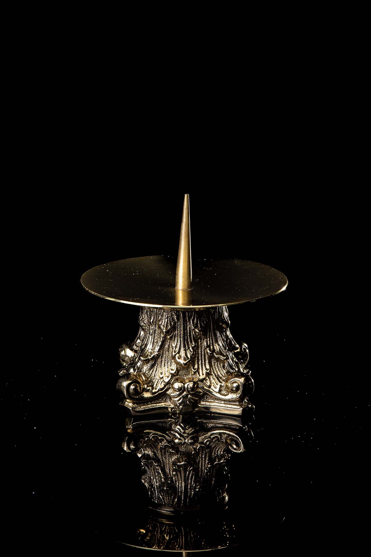 Candelabro - latón - 6 cm