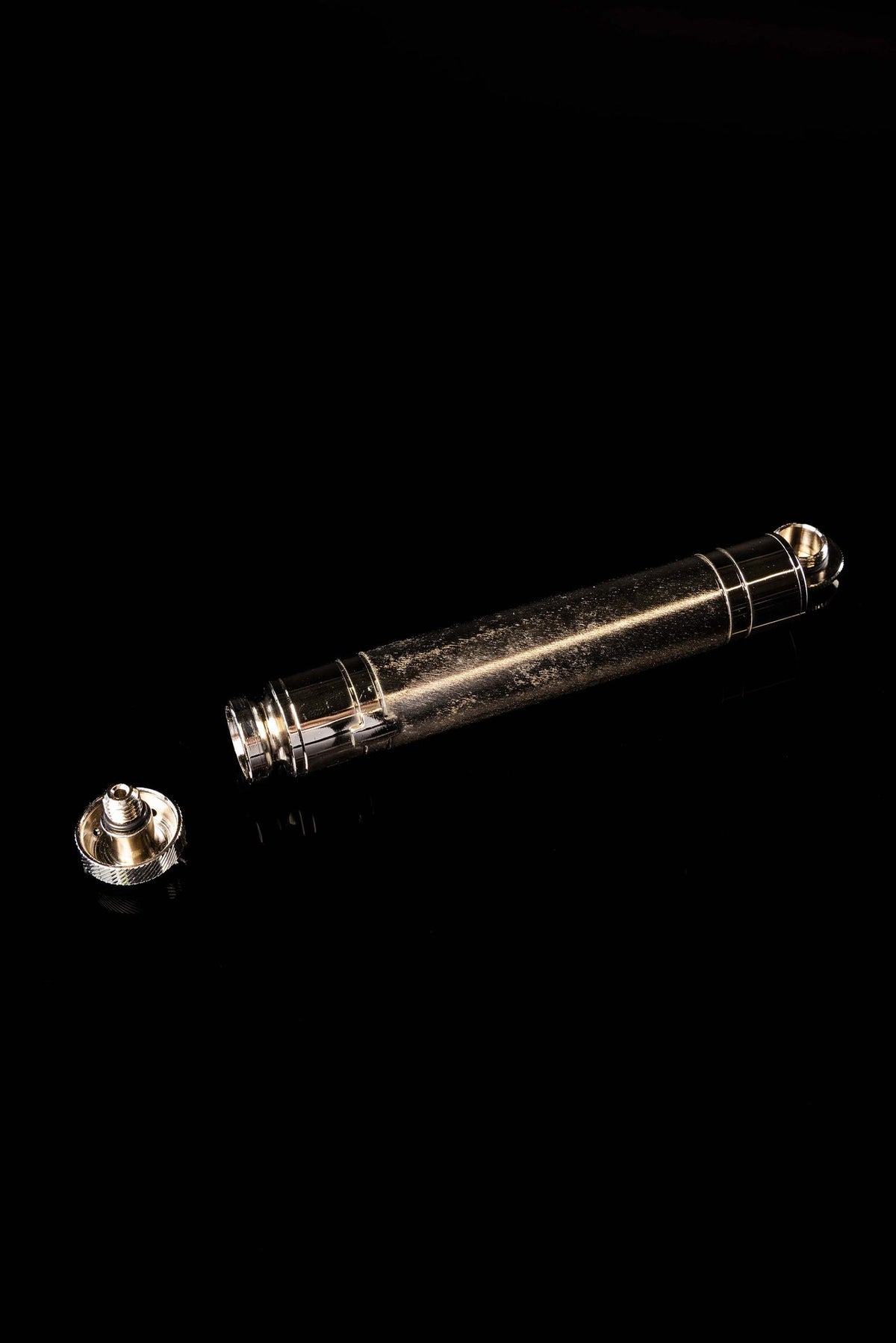Hisopo litúrgico metálico con estuche, 17 cm