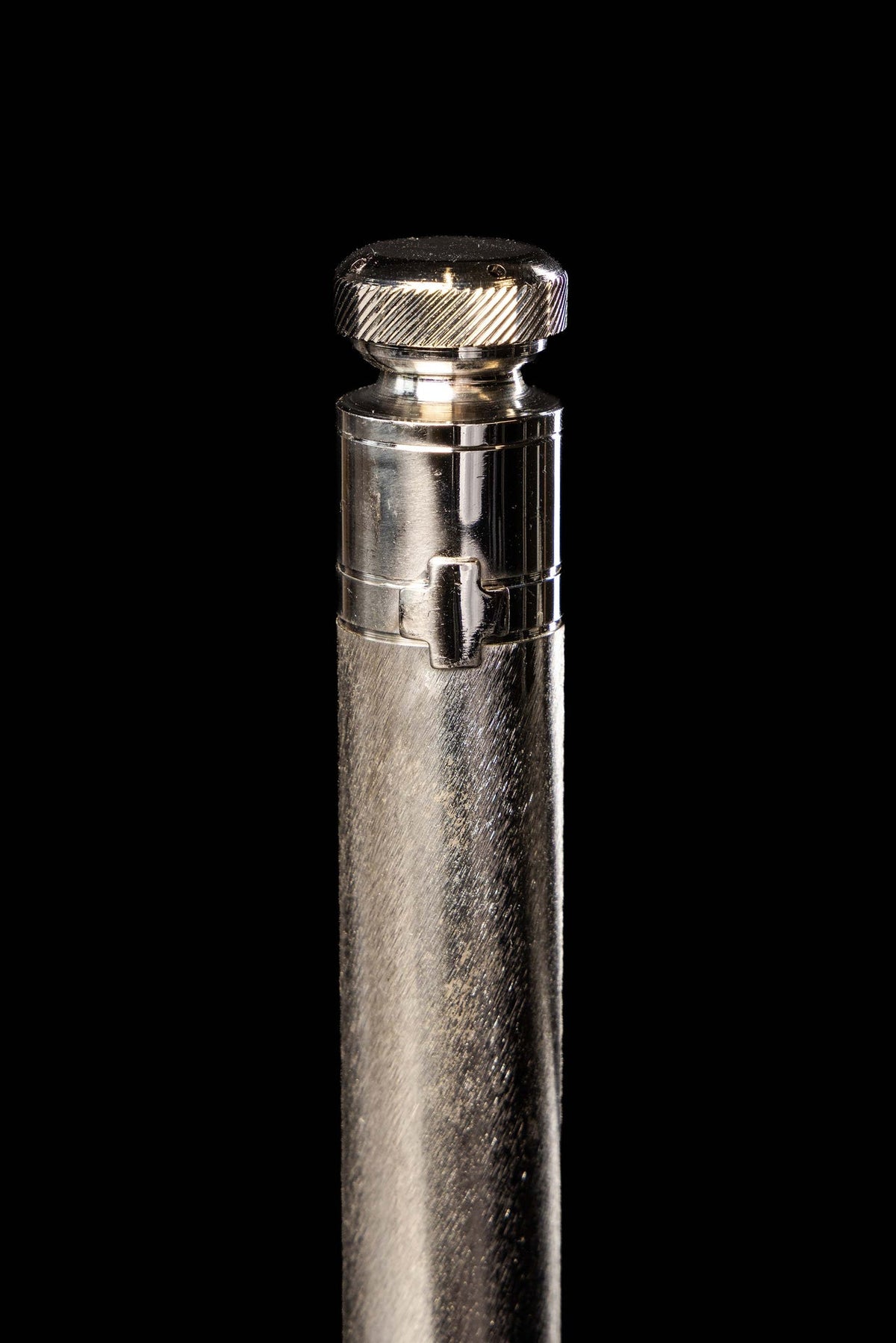 Hisopo litúrgico metálico con estuche, 17 cm