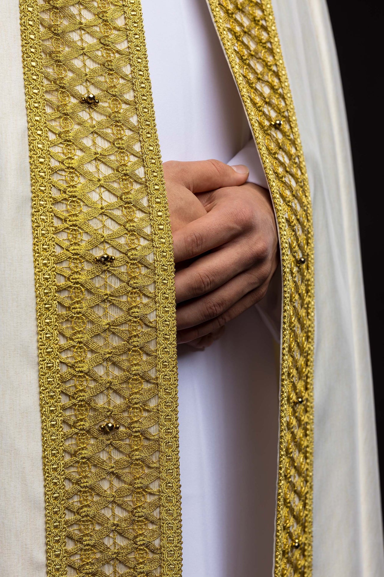 Capa pluvial hecha a mano con piedras naturales Handmade 3018