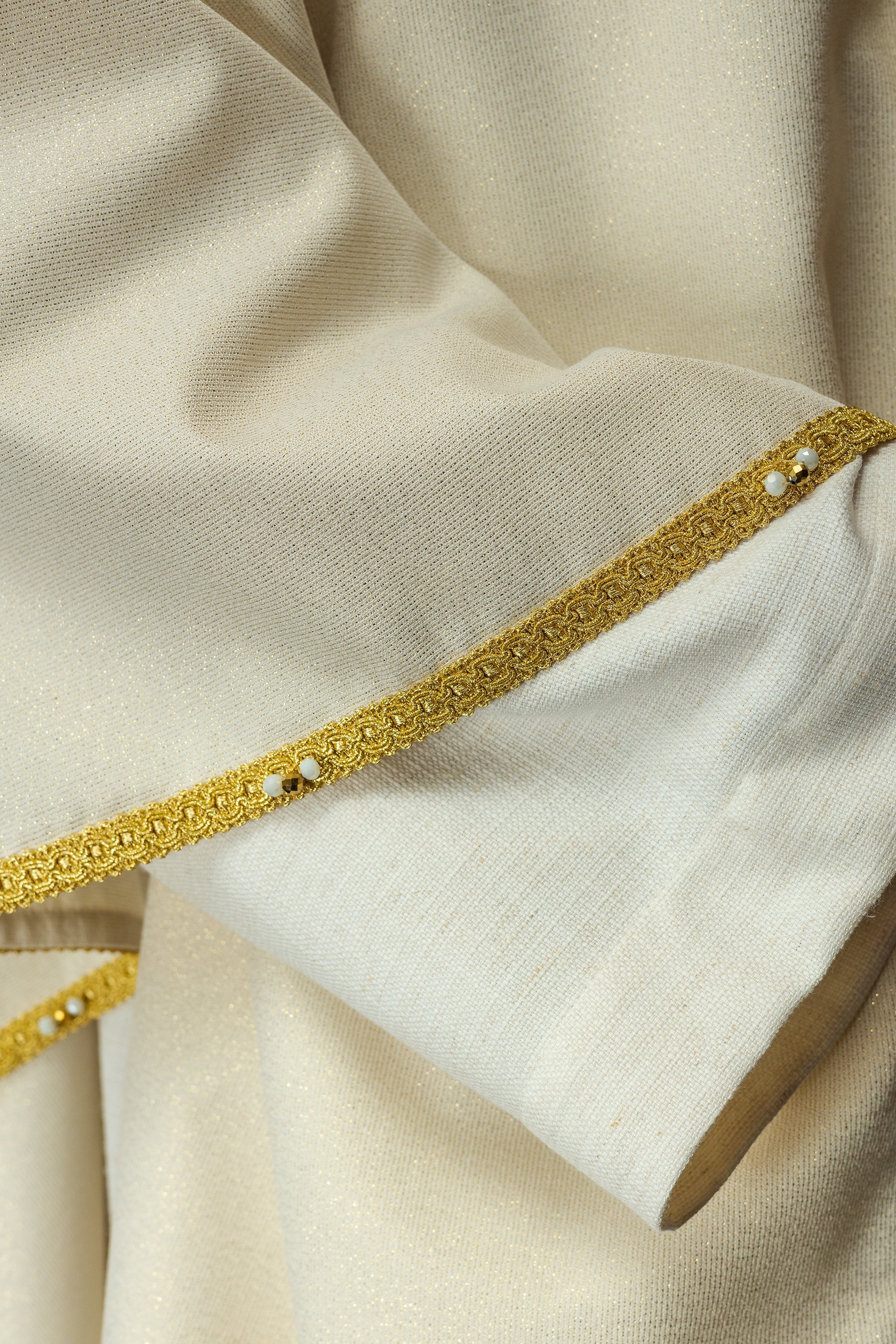 Ręcznie wykonany ornat z naturalnymi kamieniami Handmade 7008 - ORNATY.PL