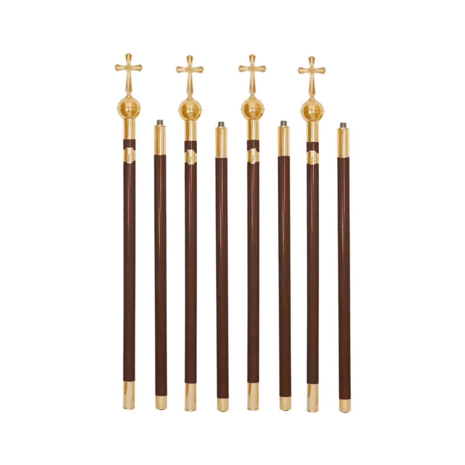 Asta para palio procesional madera oscura DRZ/003 - CASULLAS.ES