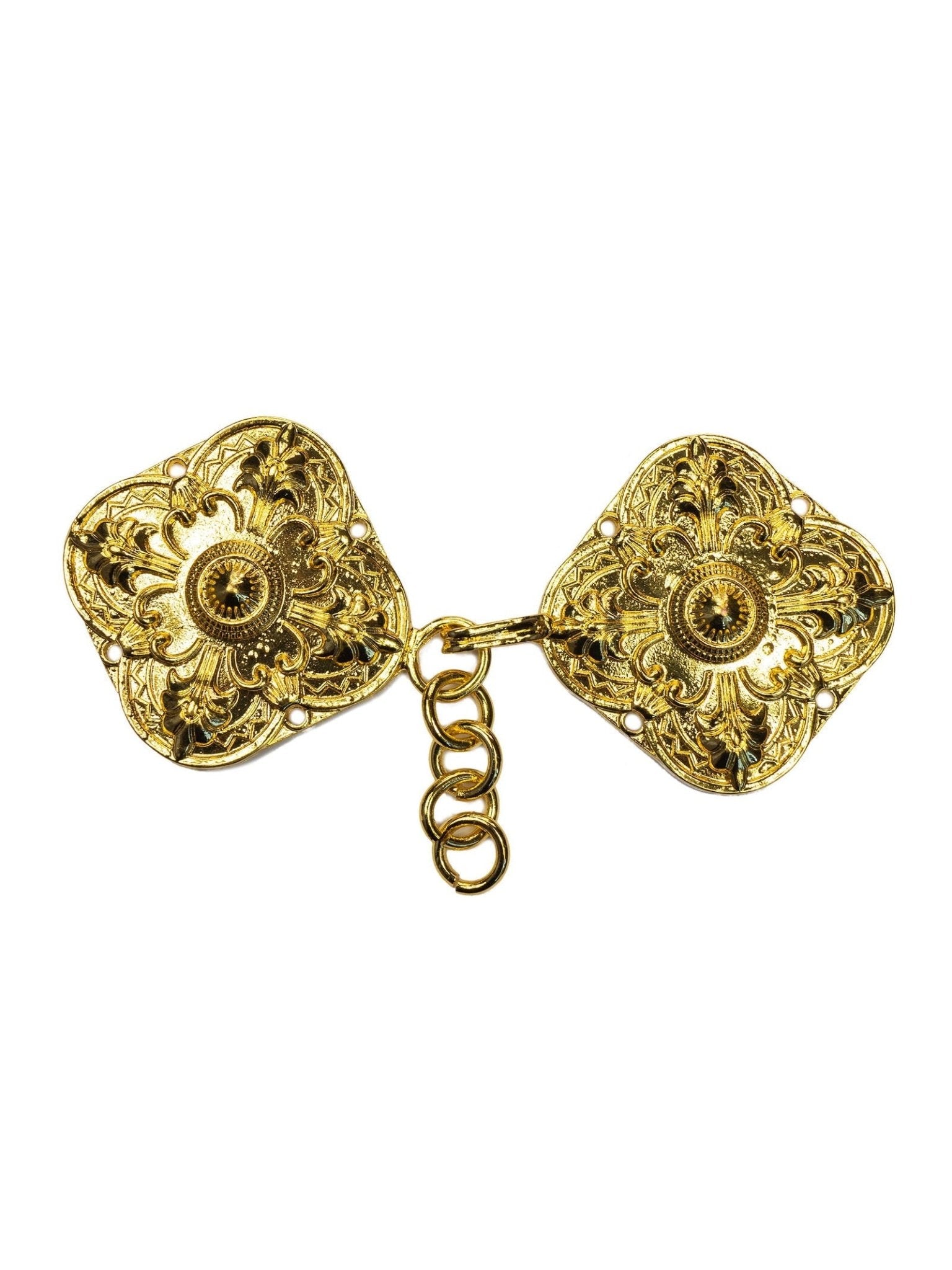 Broche dorada clásica para pluvial KZP/001 - CASULLAS.ES