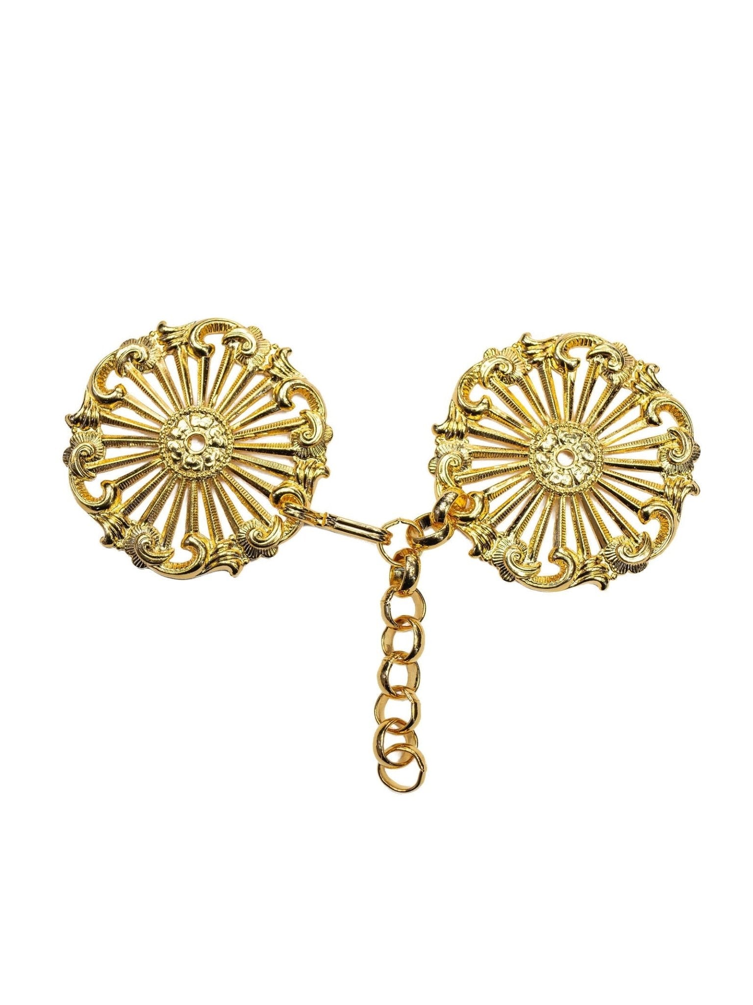 Broche dorada para capa pluvial KZP/004 - CASULLAS.ES