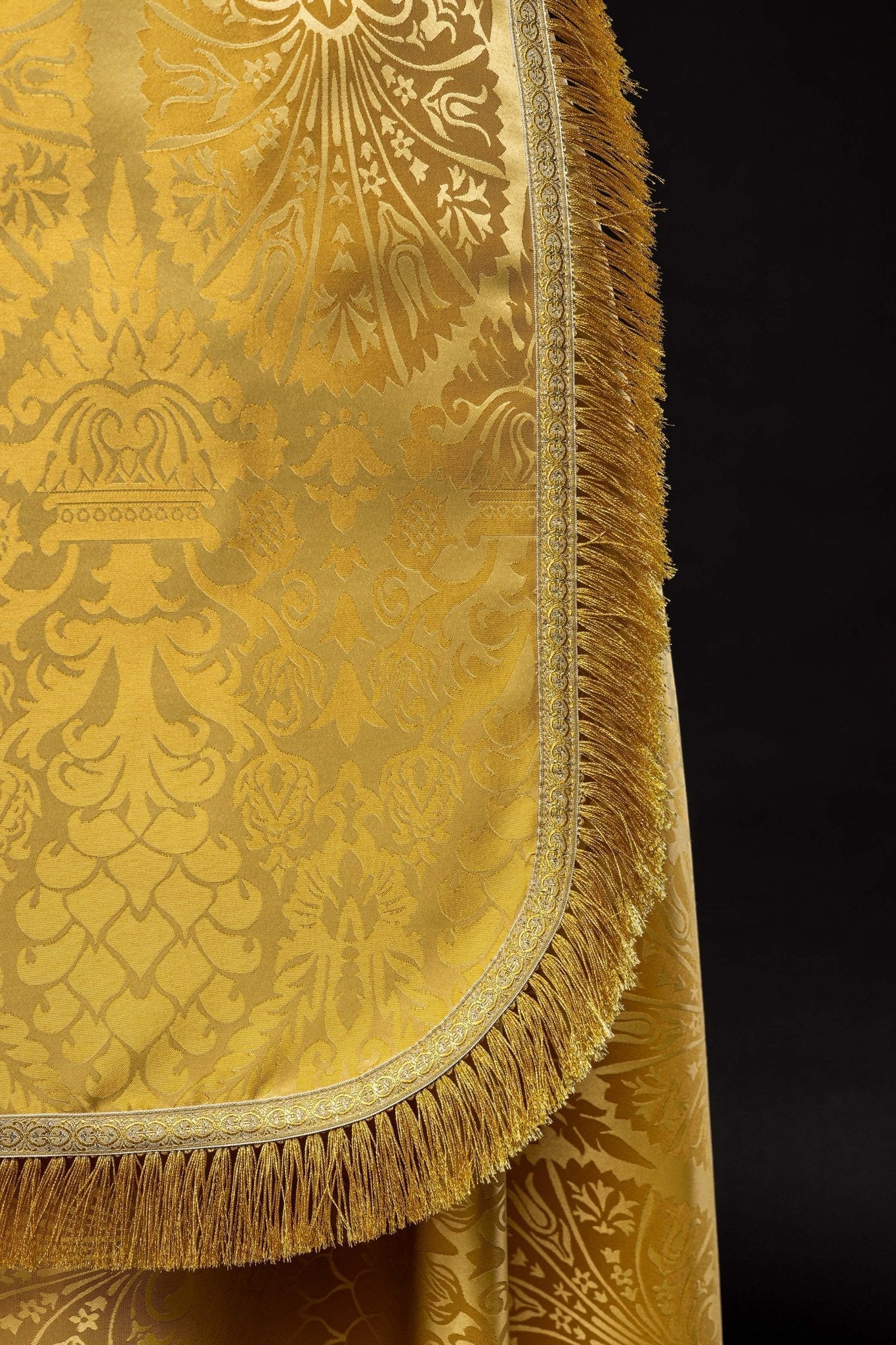 Capa romana lisa de jacquard KKP/159/05/83 150cm - CASULLAS.ES