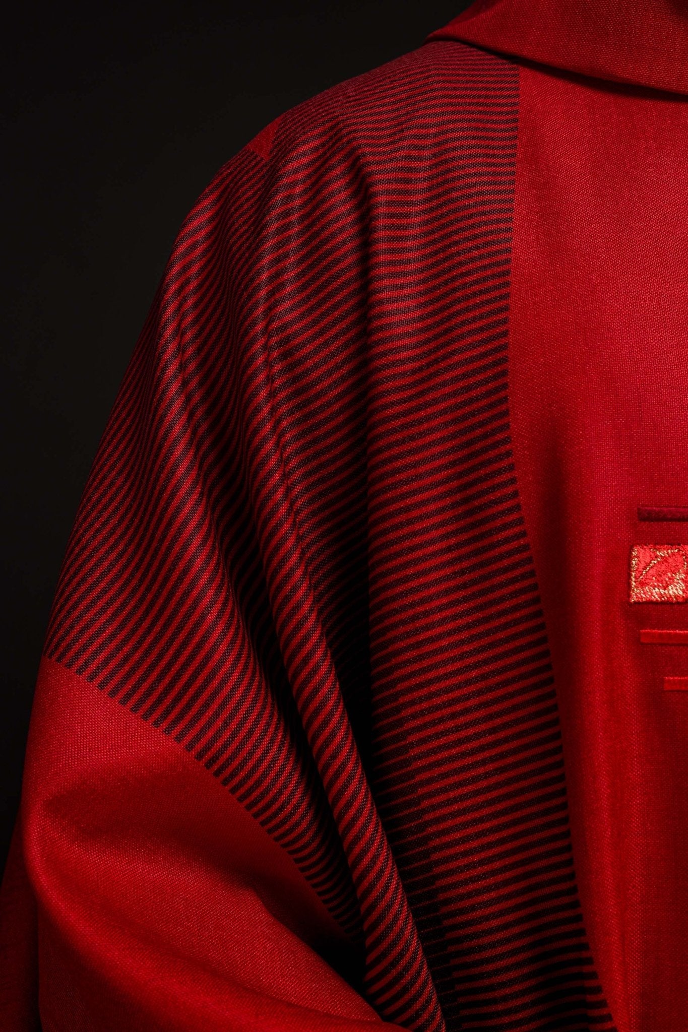 Casulla litúrgica rojo con cruz HA7036 - 02 CZERWONY - CASULLAS.ES