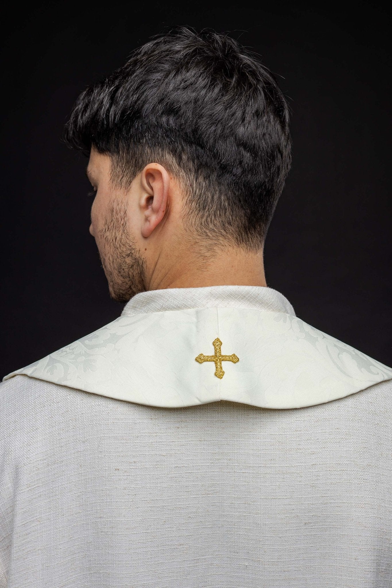 Estola romana con bordado de cruces HA2102 - 05 - CASULLAS.ES