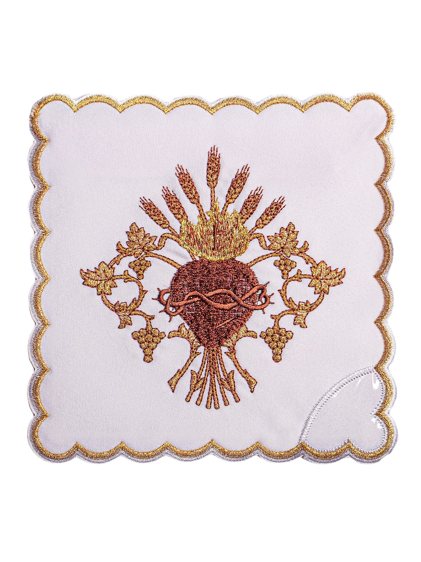 Juego de altar bordado el corazón de jesús KK/167 - CASULLAS.ES
