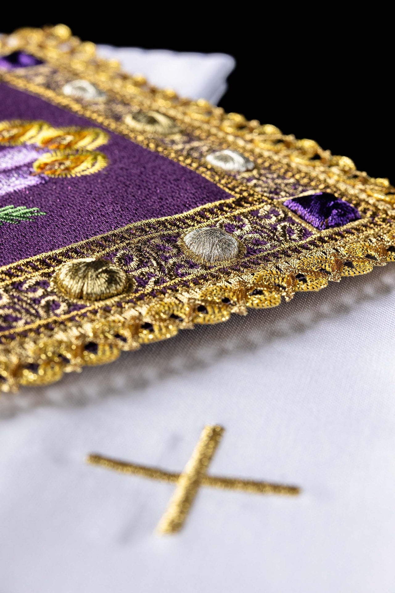 Juego de Altar Bordado para el Adviento S-5176/03 - CASULLAS.ES