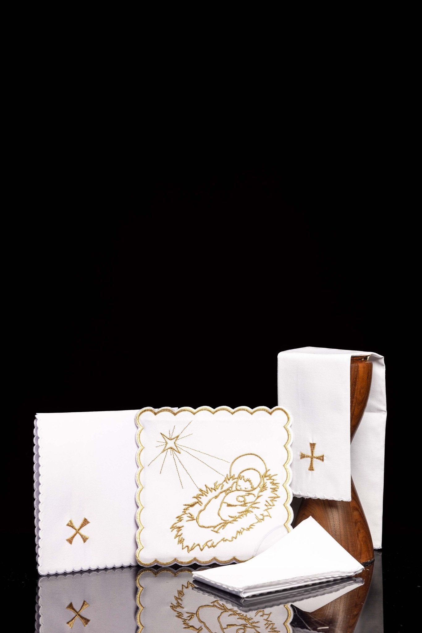 Juego de altar bordado para Navidad KK/124 - CASULLAS.ES