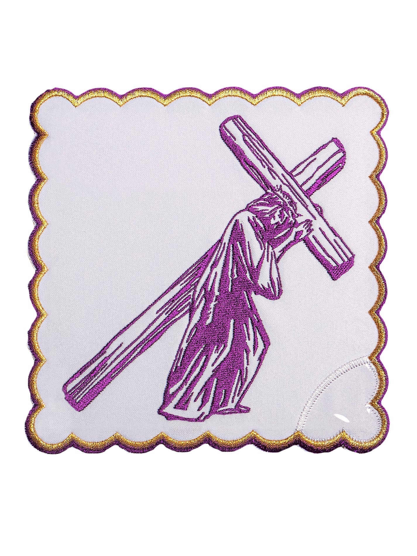Juego de altar bordado Vía Crucis KK/116 - CASULLAS.ES