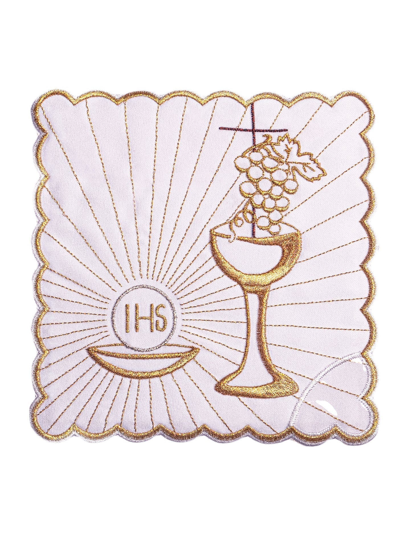 Juego de altar con bordado eucaristico KK/089 - CASULLAS.ES