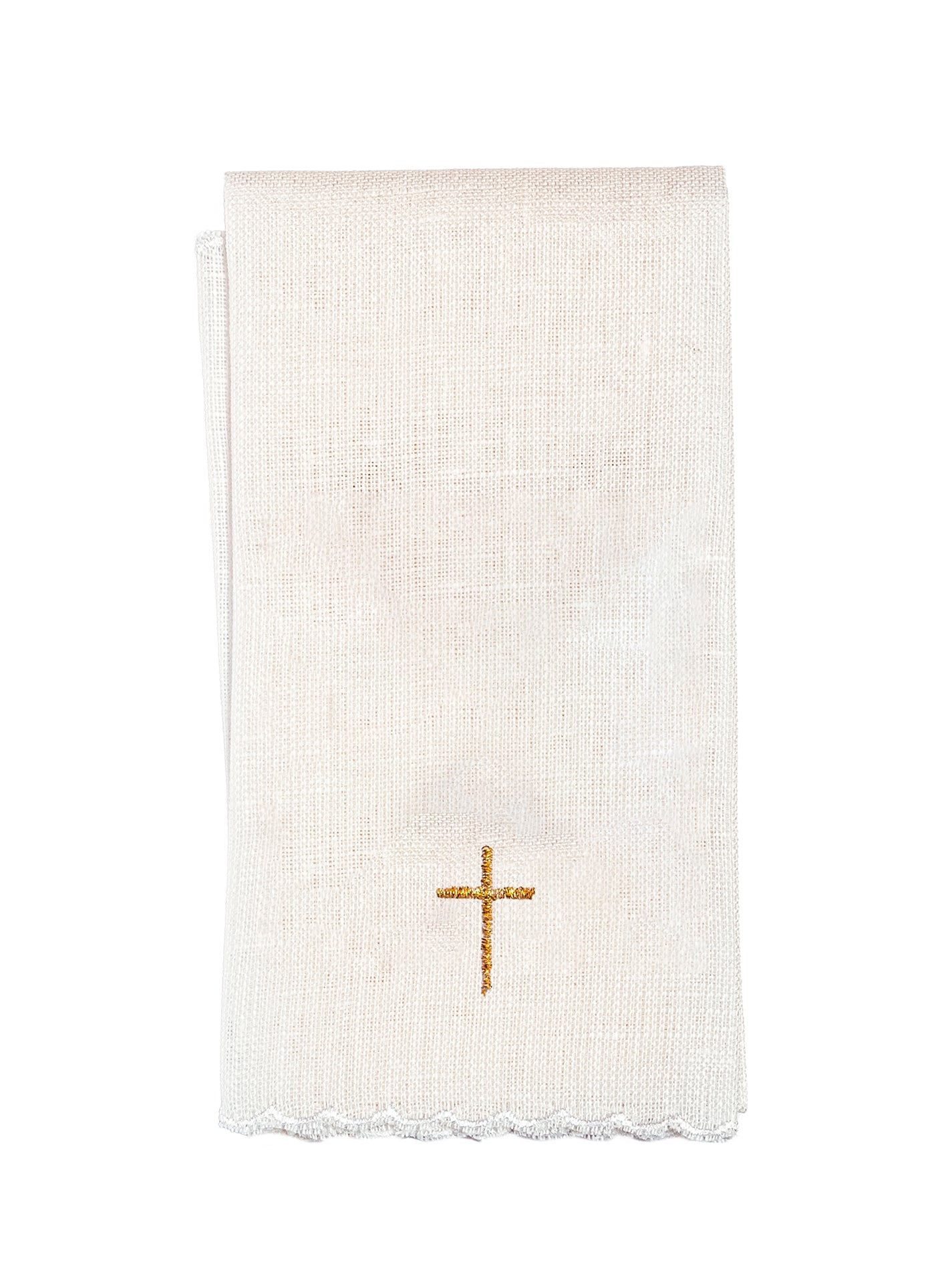 Juego de altar lino bordado Alfa y Omega KKL/177 - CASULLAS.ES
