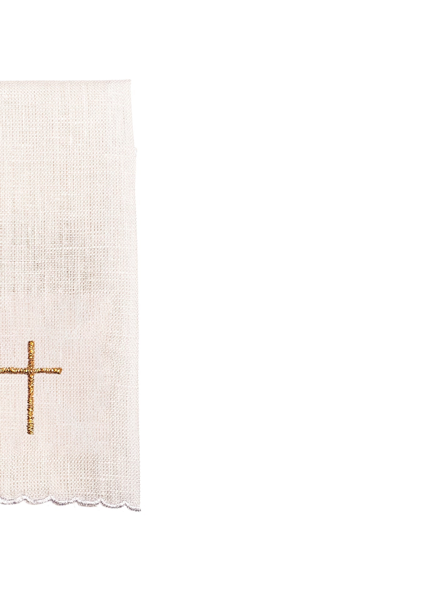 Juego de altar lino bordado Alfa y Omega KKL/171 - CASULLAS.ES