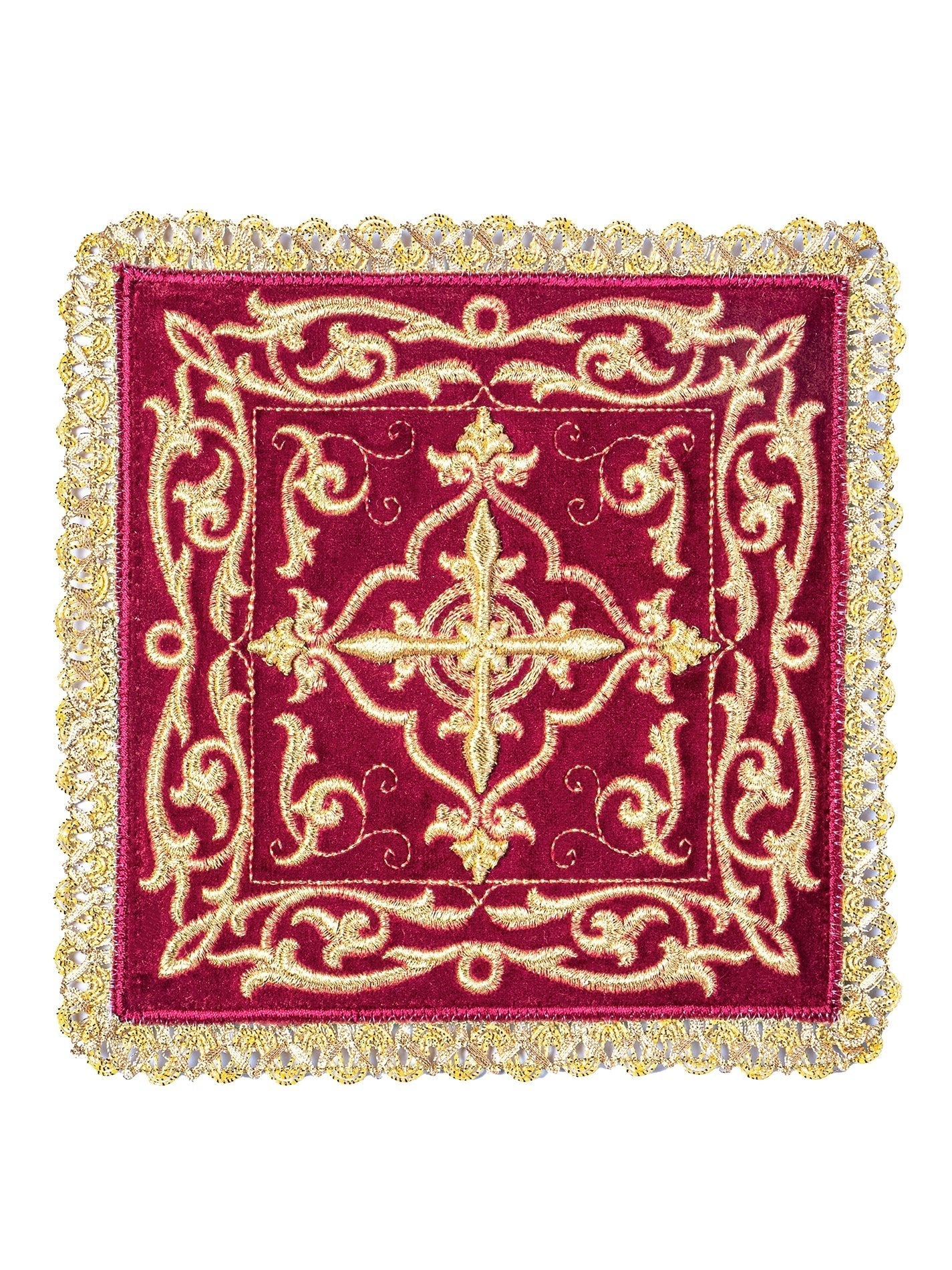 Juego de altar lino con bordado JHS KKL/5003/C1 - CASULLAS.ES