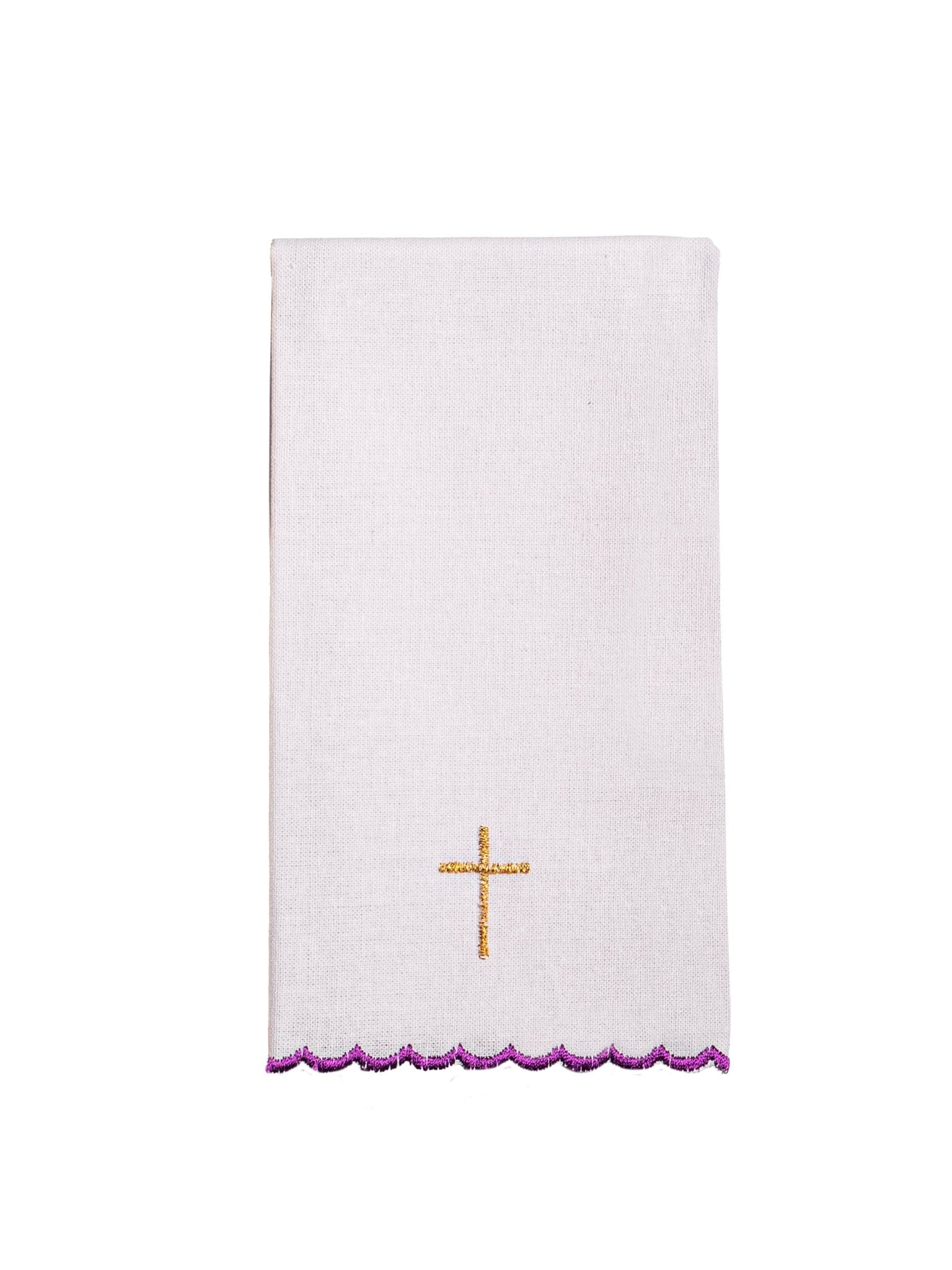 Juego de altar morado con bordado IHS KK/156/03 - CASULLAS.ES