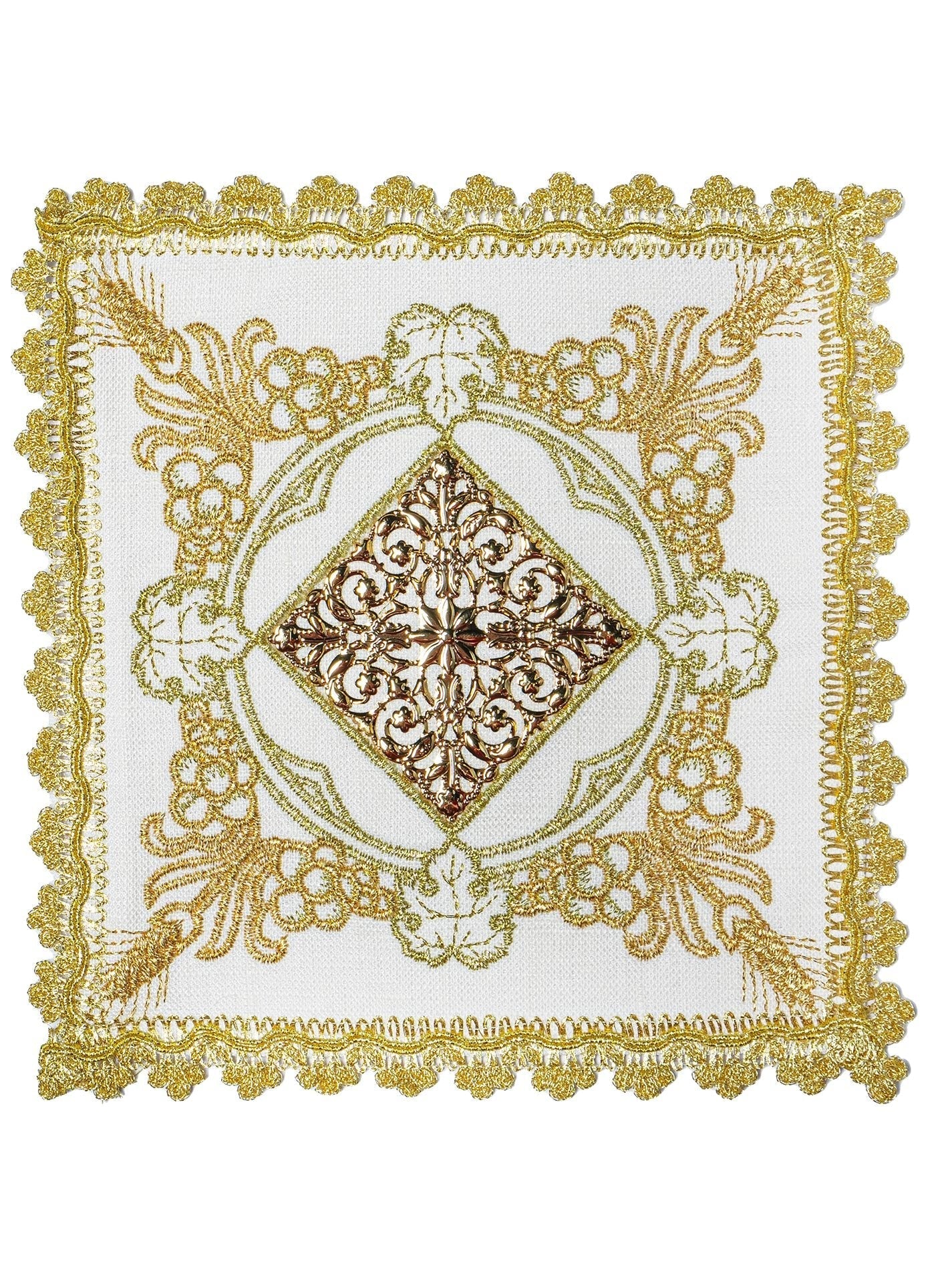 Juego de altar ricamente bordado con IHS HA/5008 - CASULLAS.ES