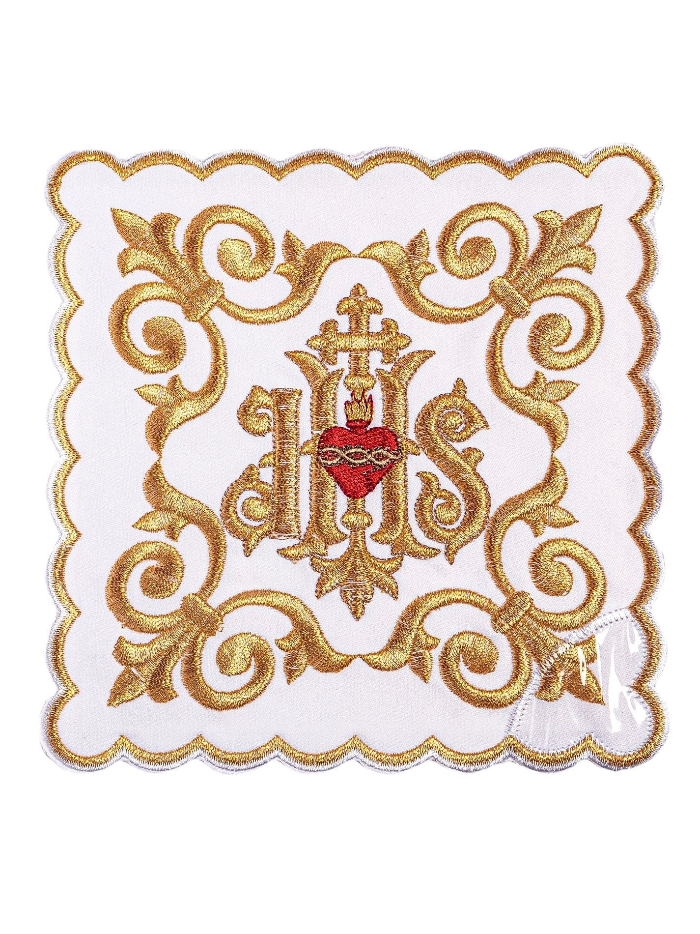 Juego de altar ricamente decorado IHS KK/146 - CASULLAS.ES