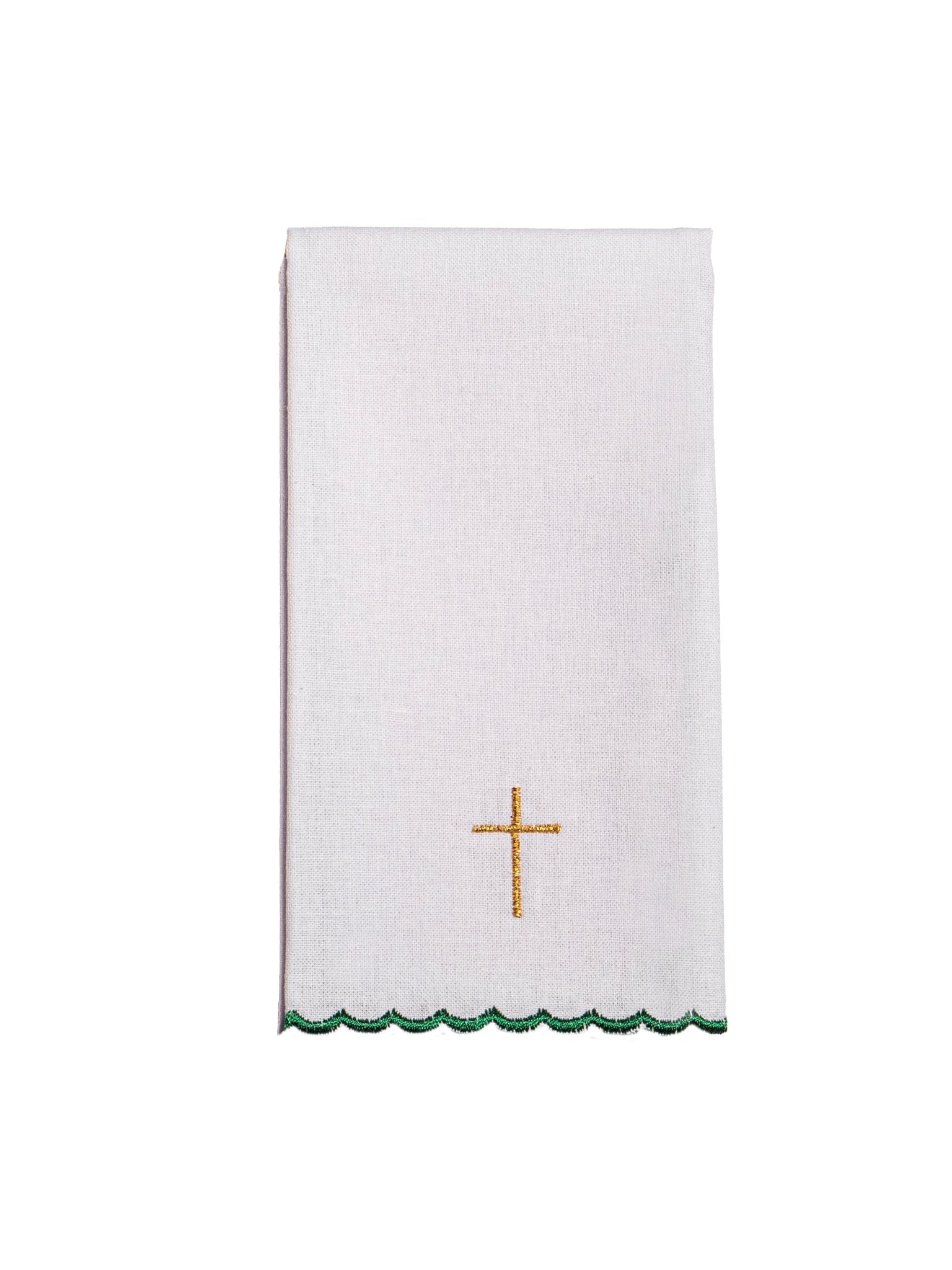 Juego de altar verde con bordado IHS KK/156/01 - CASULLAS.ES