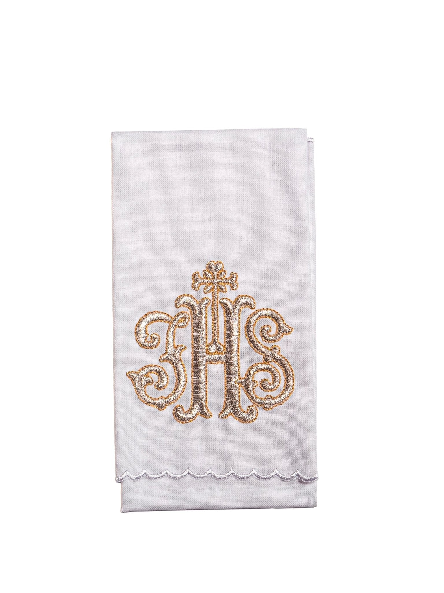 Servicio de altar bordado IHS dorado KK/072/04 - CASULLAS.ES