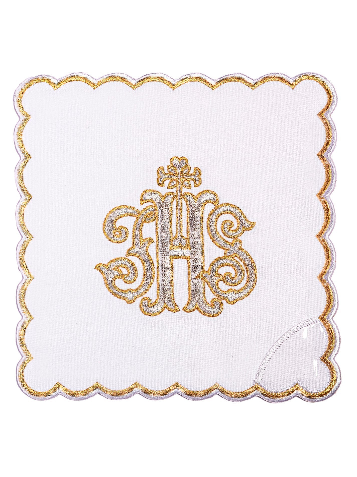 Servicio de altar bordado IHS dorado KK/072/04 - CASULLAS.ES