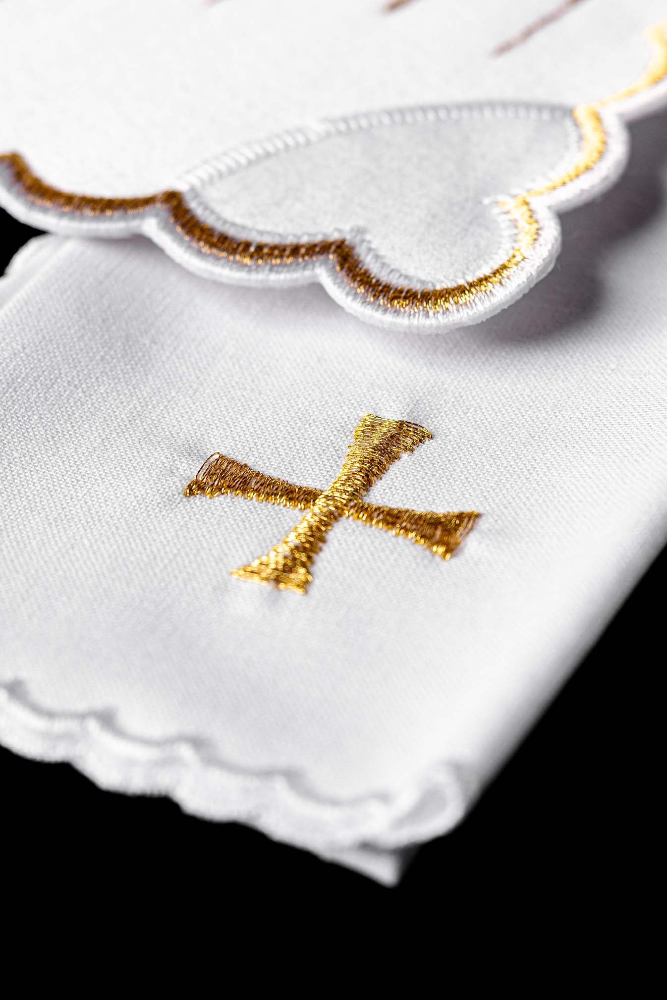 Servicio de altar con bordados dorados para Navidad KK/118 - CASULLAS.ES