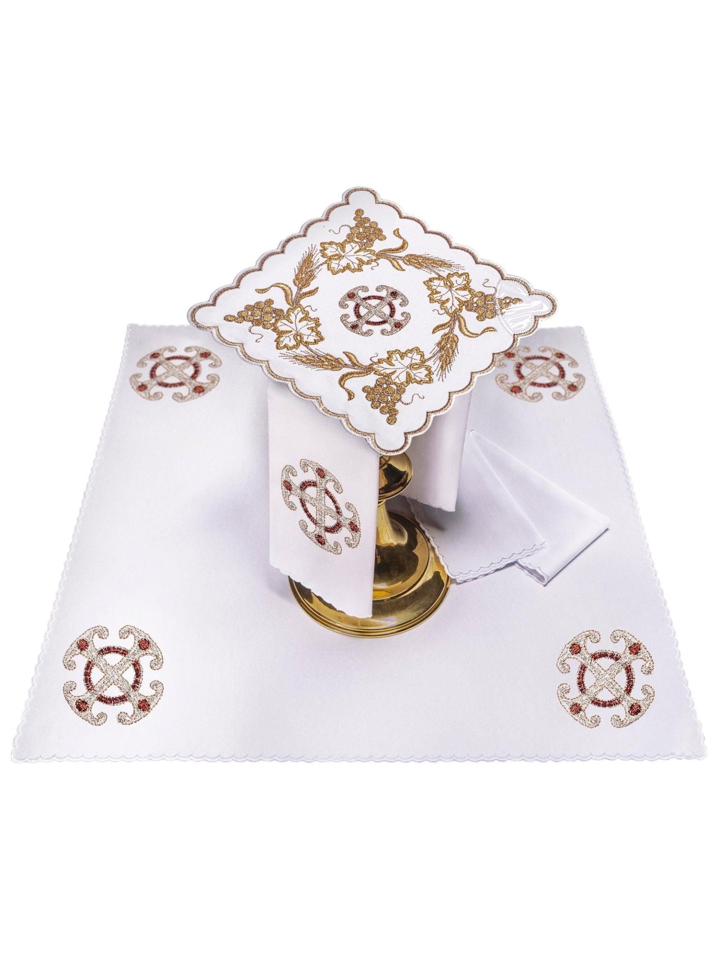Servicio de altar ricamente bordado KK/036 - CASULLAS.ES