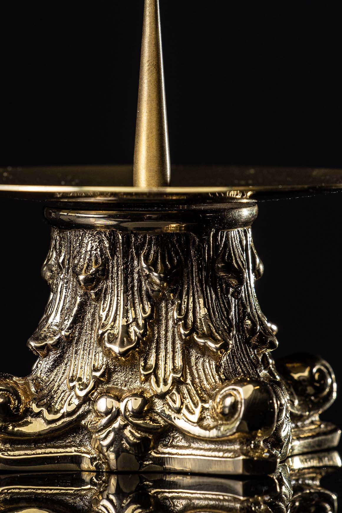 Candelabro - latón - 6 cm