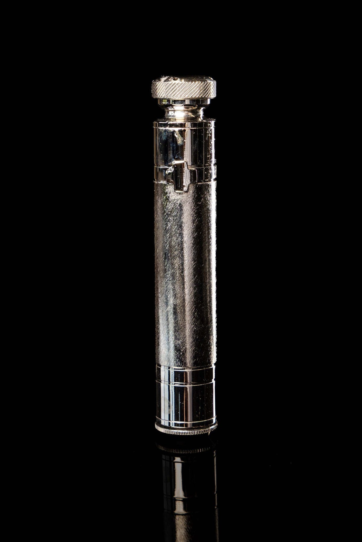 Hisopo litúrgico metálico grande, 15 cm