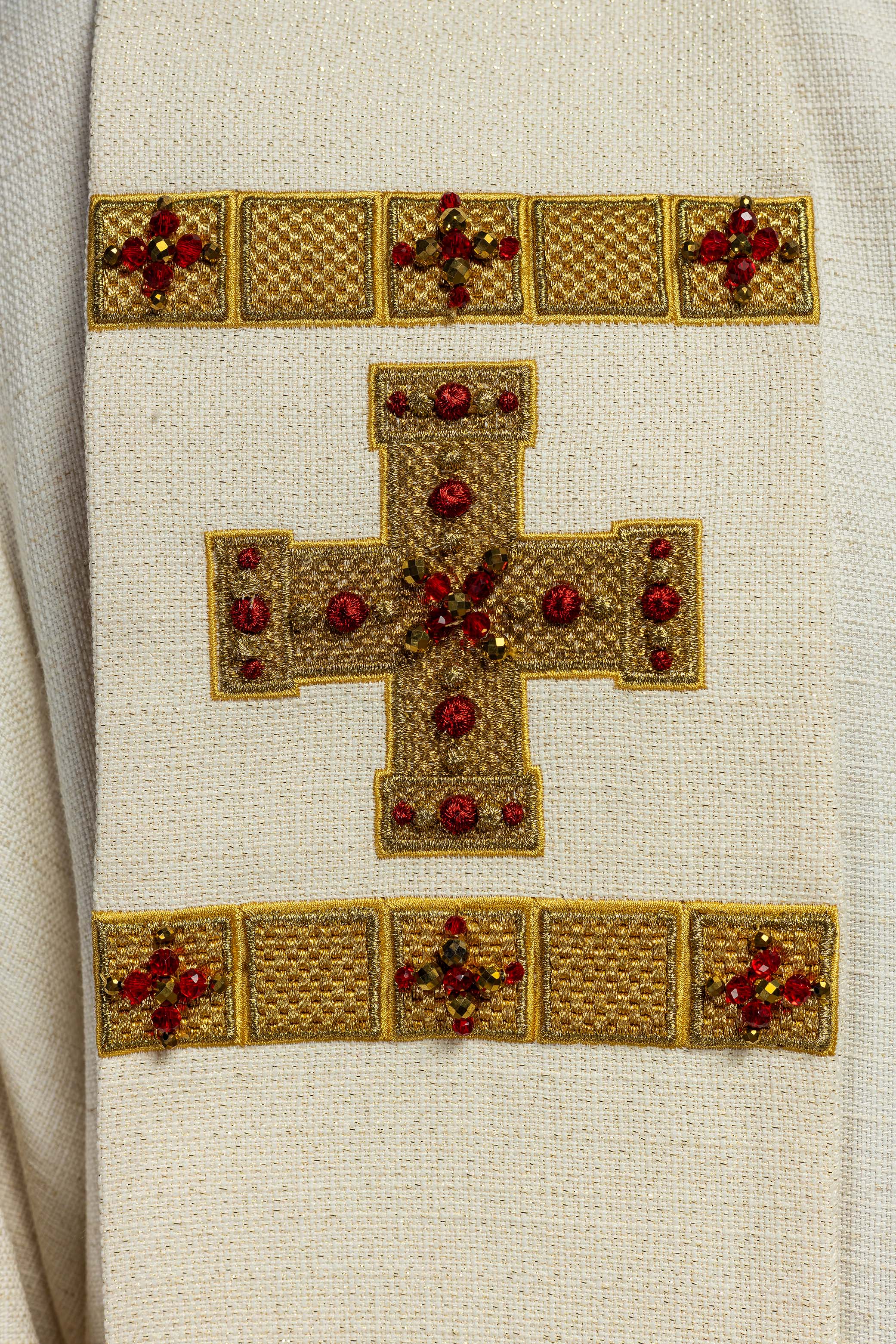 Estola hecha a mano con piedras naturales Handmade 2011