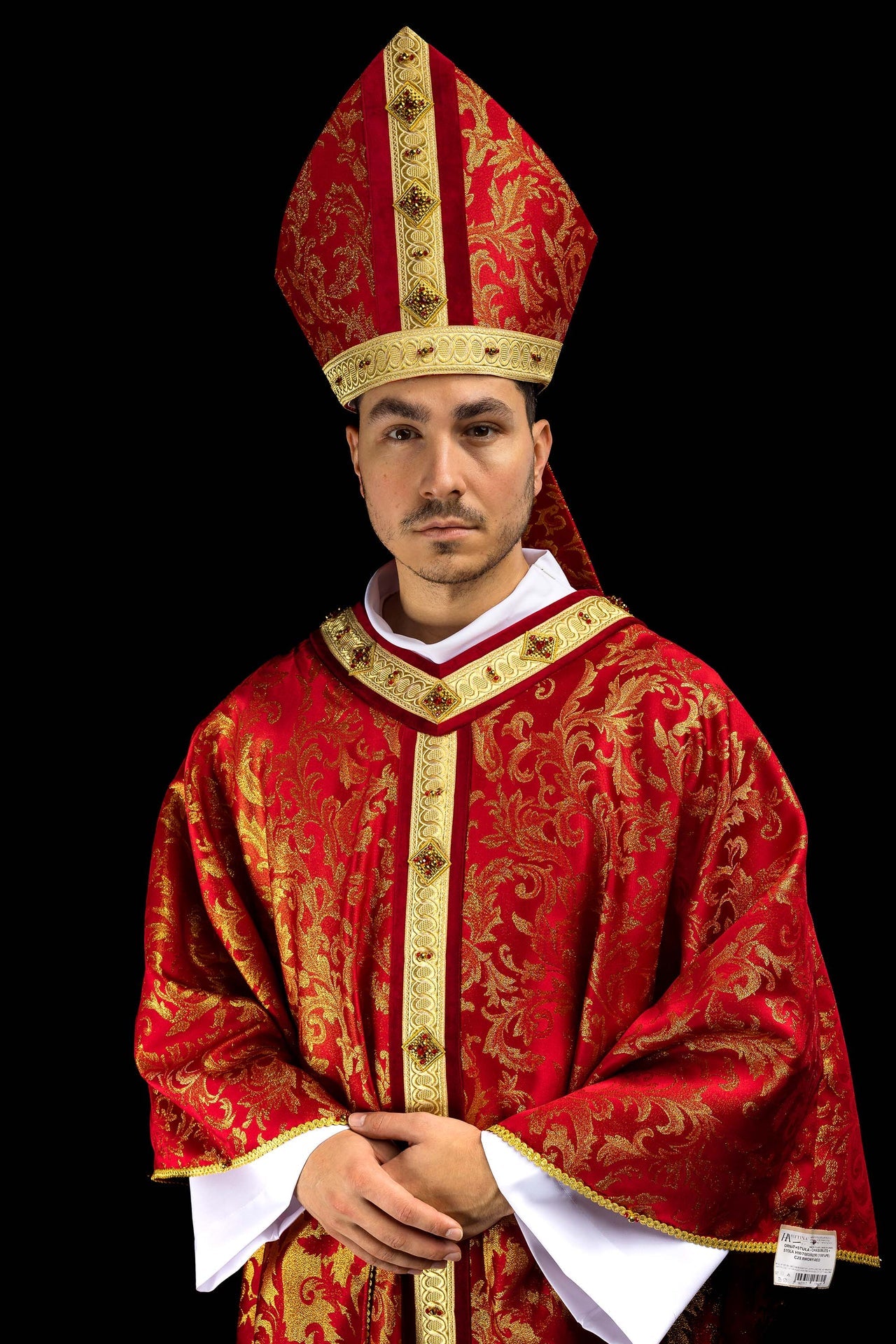 Mitra hecha a mano con piedras naturales Handmade 9003