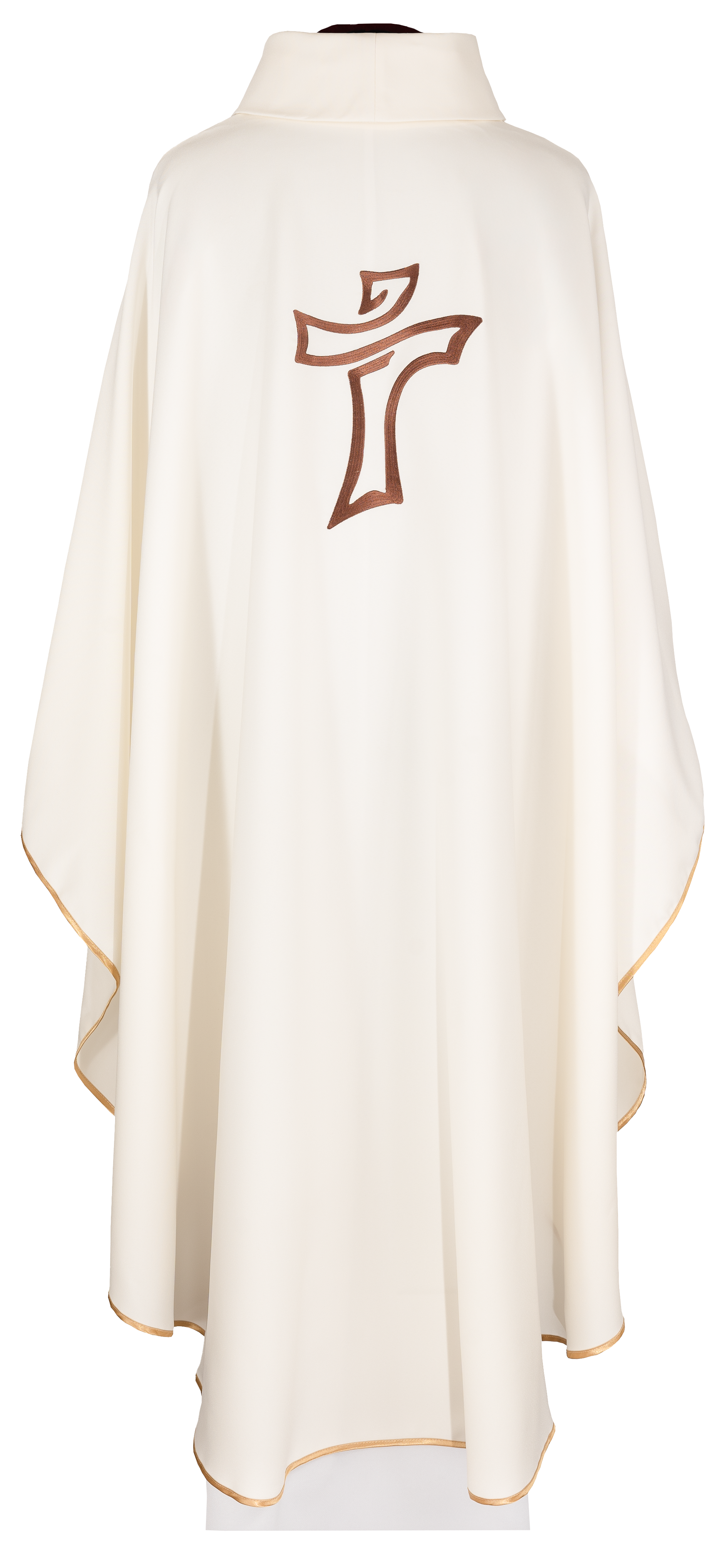 Casulla color crudo con imagen de Jesús Misericordioso