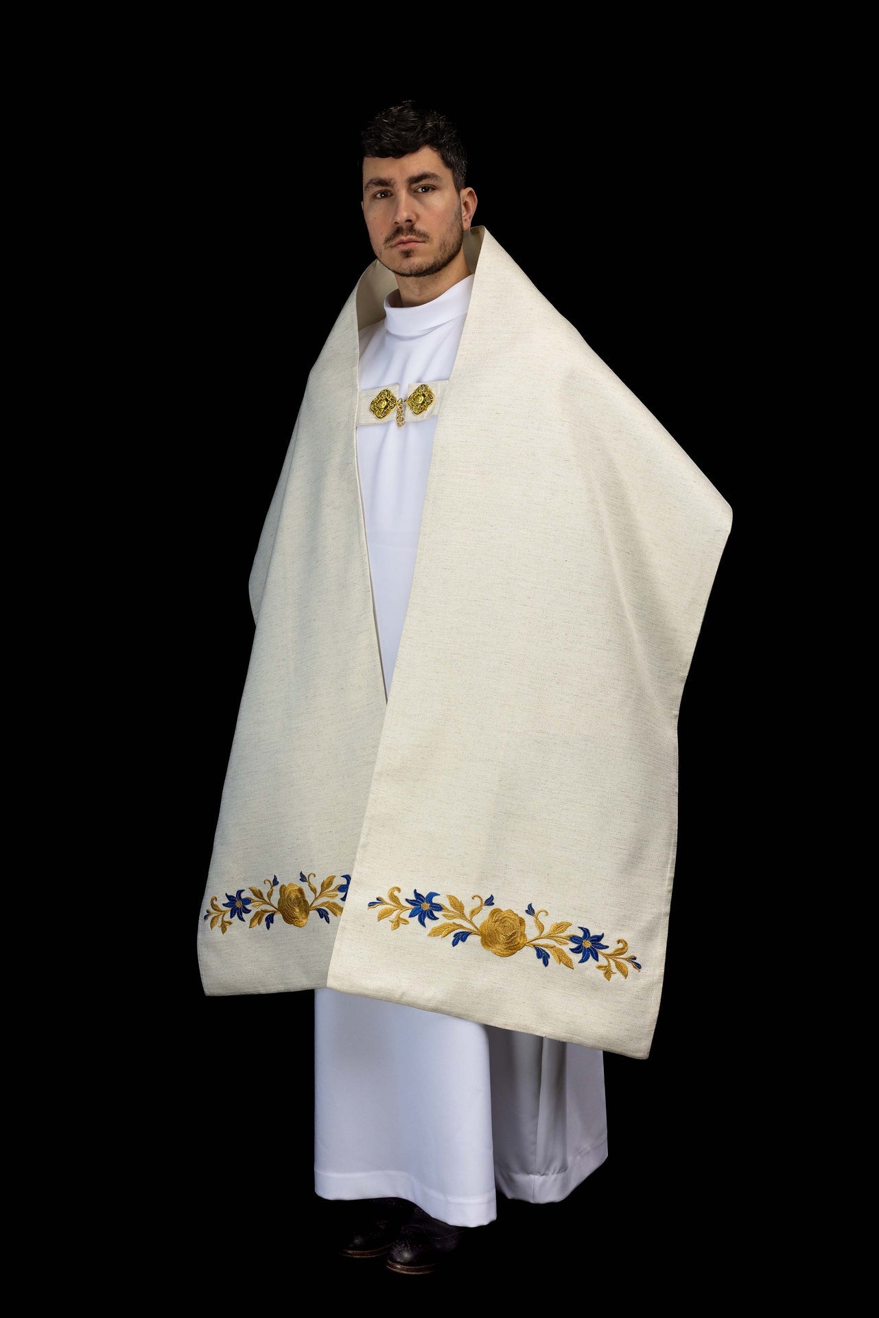 Welon haftowany z symbolem maryjnym - ORNATY.PL