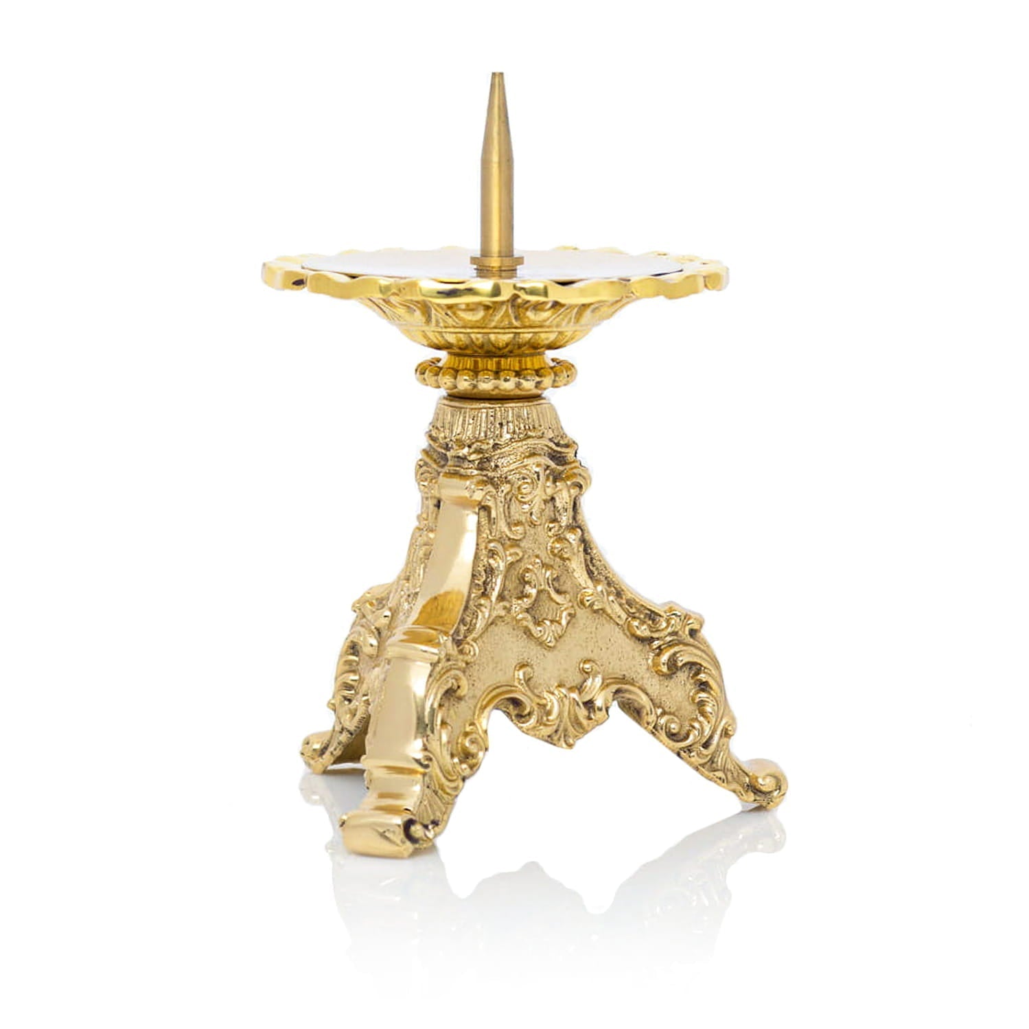 Candelero de latón – 12 cm JAK-1011 - CASULLAS.ES