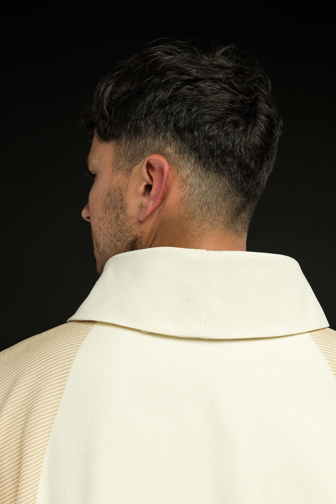Casulla en marfil con Cruz bordada HA7036-05 ECRU - CASULLAS.ES