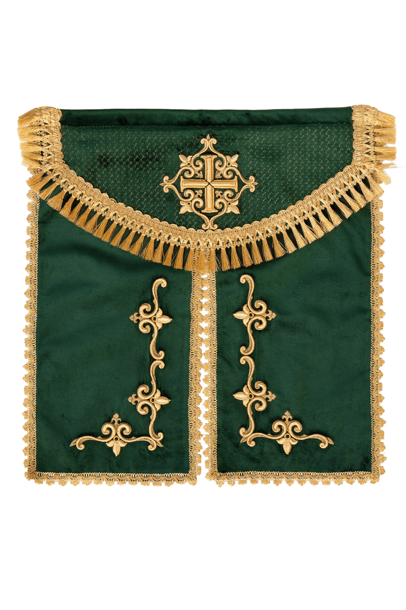 Conopeo cubierta de terciopelo verde para el tabernáculo LE/9629/01 ZIELONY - CASULLAS.ES