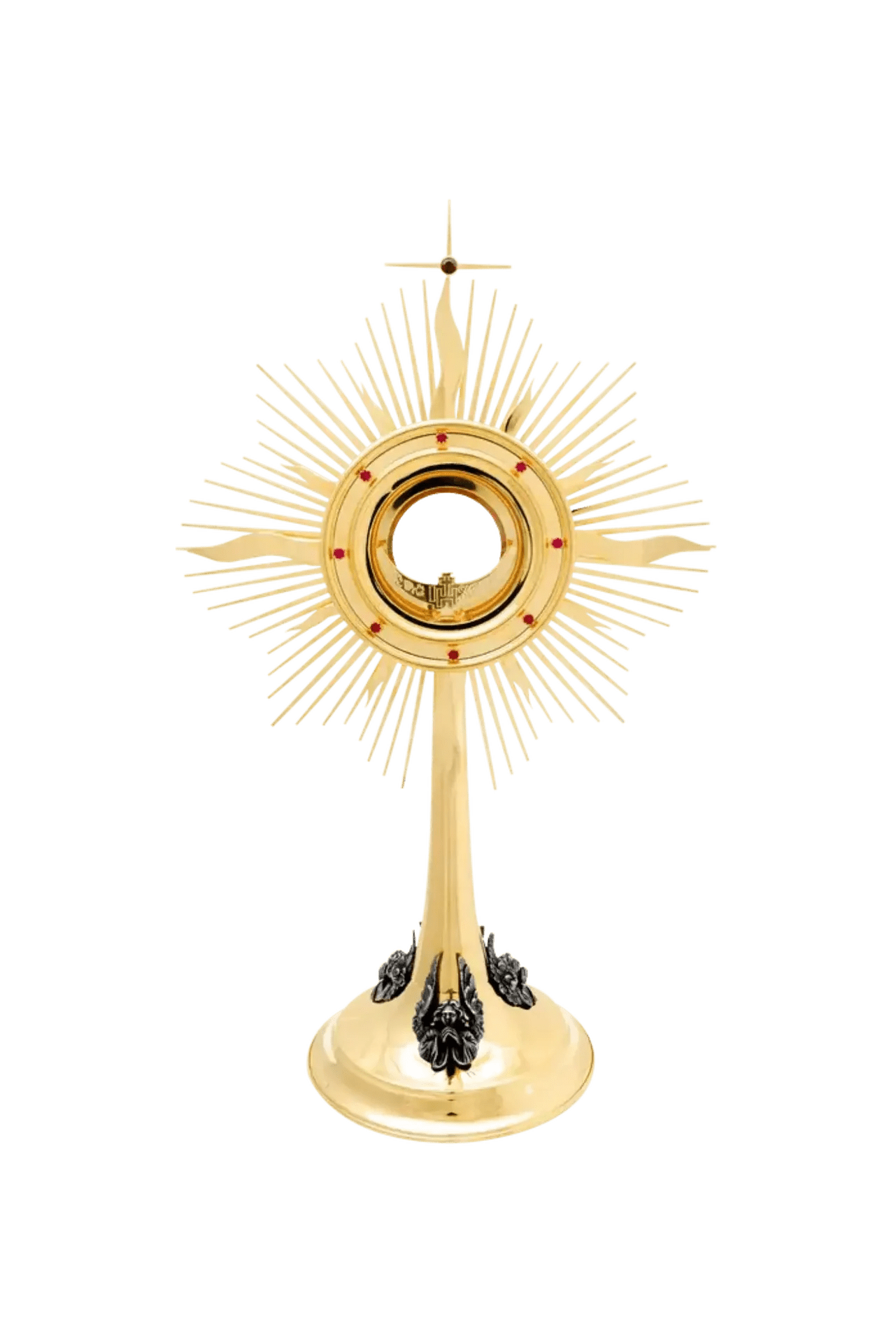 Custodia de latón dorado KNR/0117 53CM - CASULLAS.ES