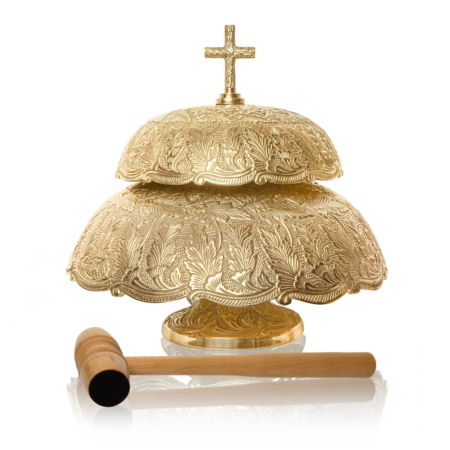Gong - bronce - mazo de madera P135 - CASULLAS.ES