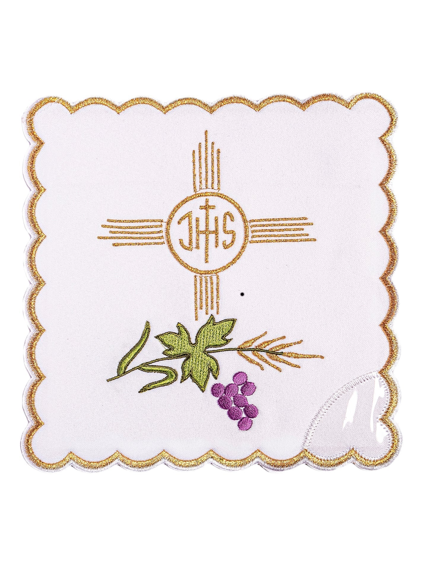 Juego de altar bordado Cruz e IHS KK/012 - CASULLAS.ES