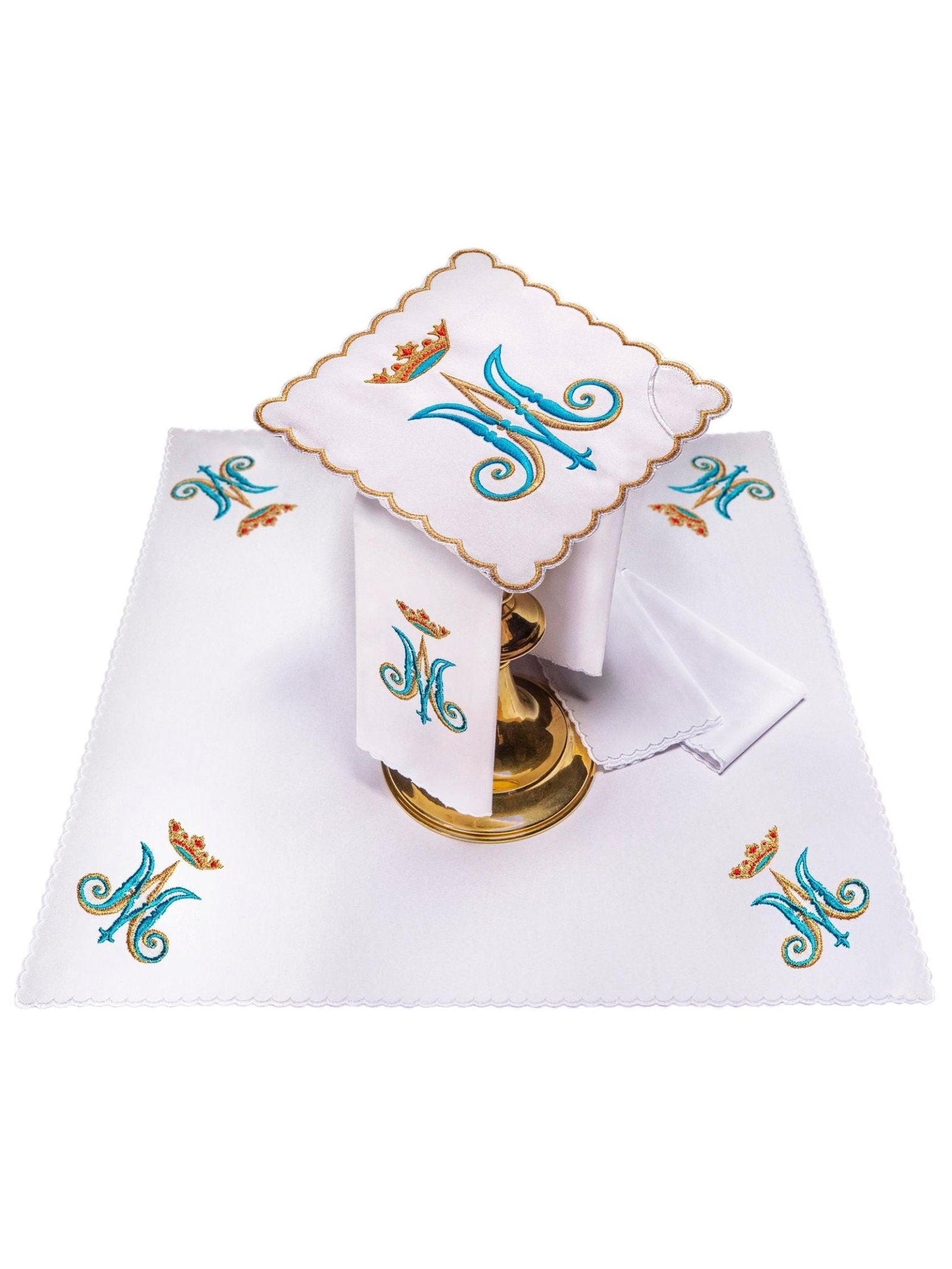 Juego de altar bordado Mariano KK/164 - CASULLAS.ES