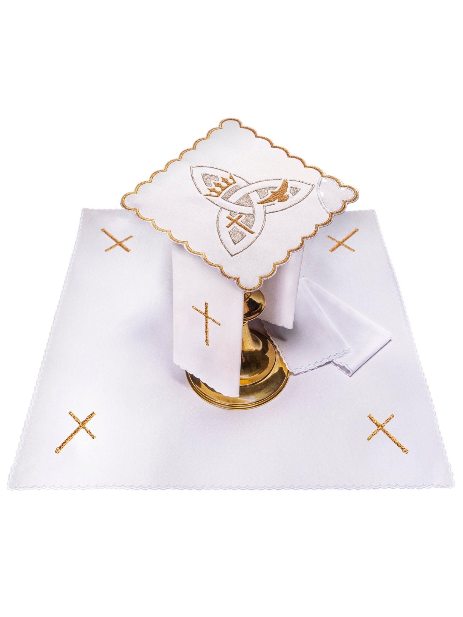 Juego de altar bordado Santísima Trinidad KK/171 - CASULLAS.ES