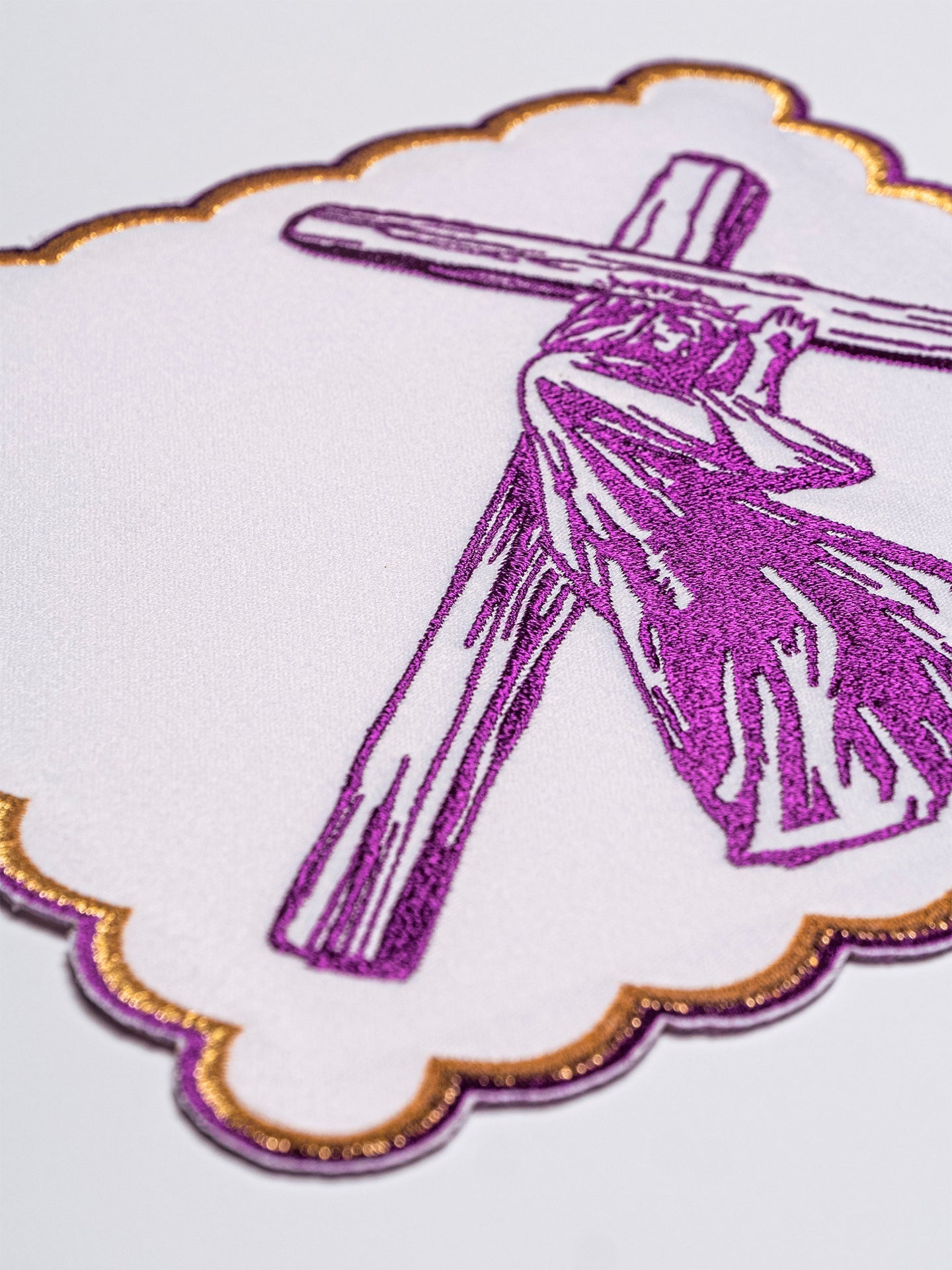 Juego de altar bordado Vía Crucis KK/116 - CASULLAS.ES