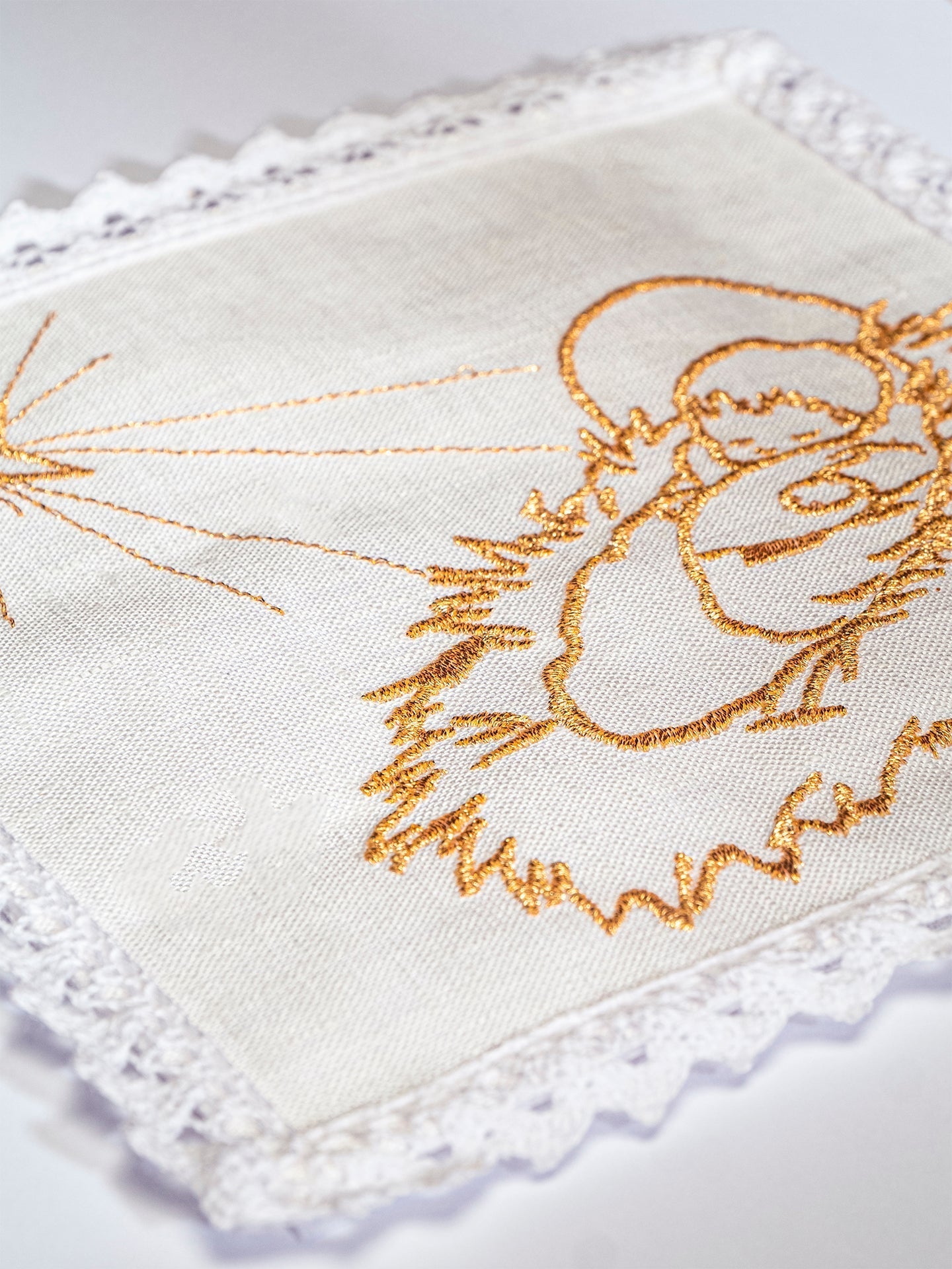 Juego de altar lino bordado para Navidad KKL/124 - CASULLAS.ES