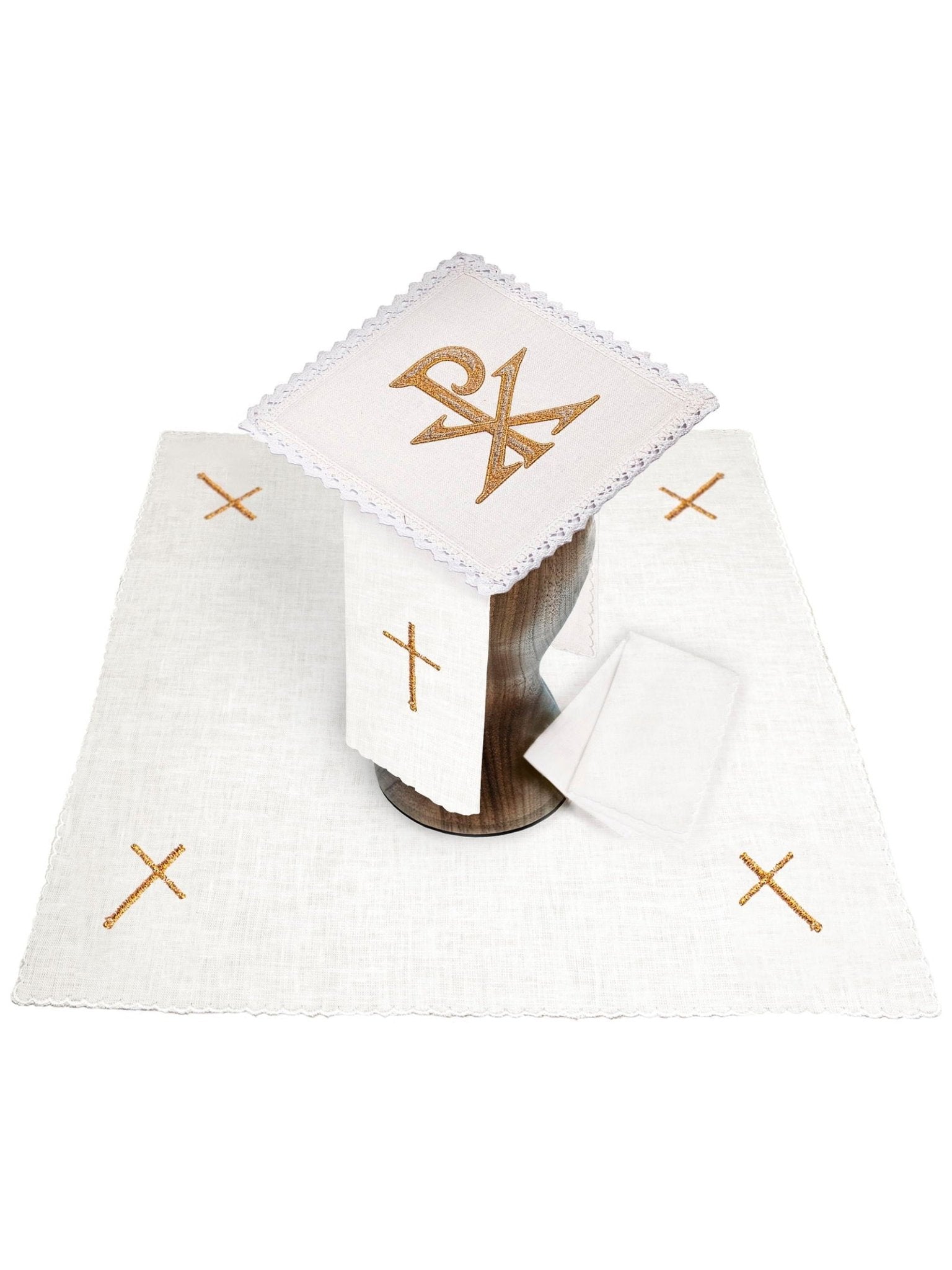 Juego de altar lino bordado PAX KKL/178 - CASULLAS.ES