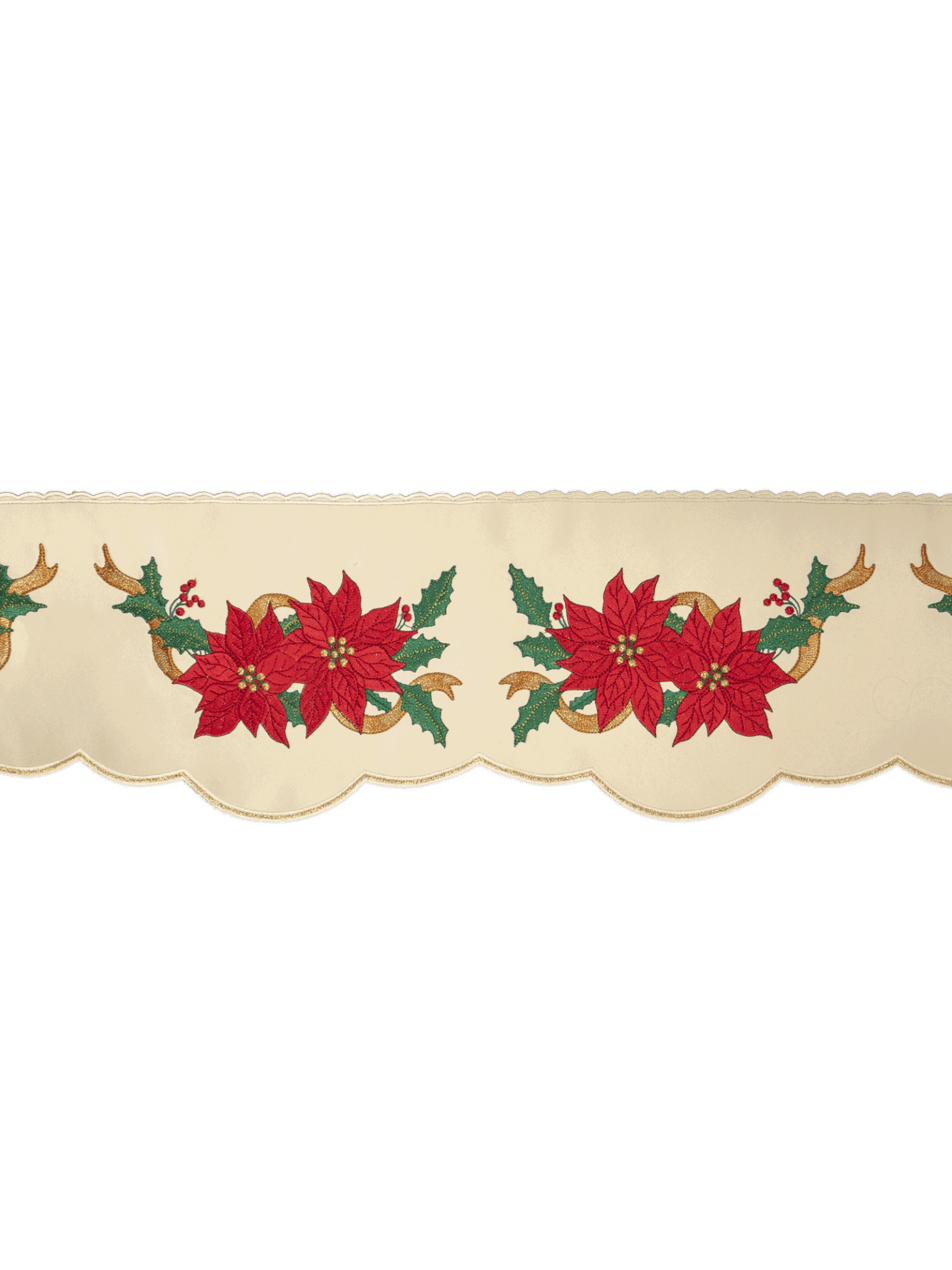Puntilla de altar con bordado Estrella de Belén - marfil KOM/018/05 19cm 3,5m - CASULLAS.ES