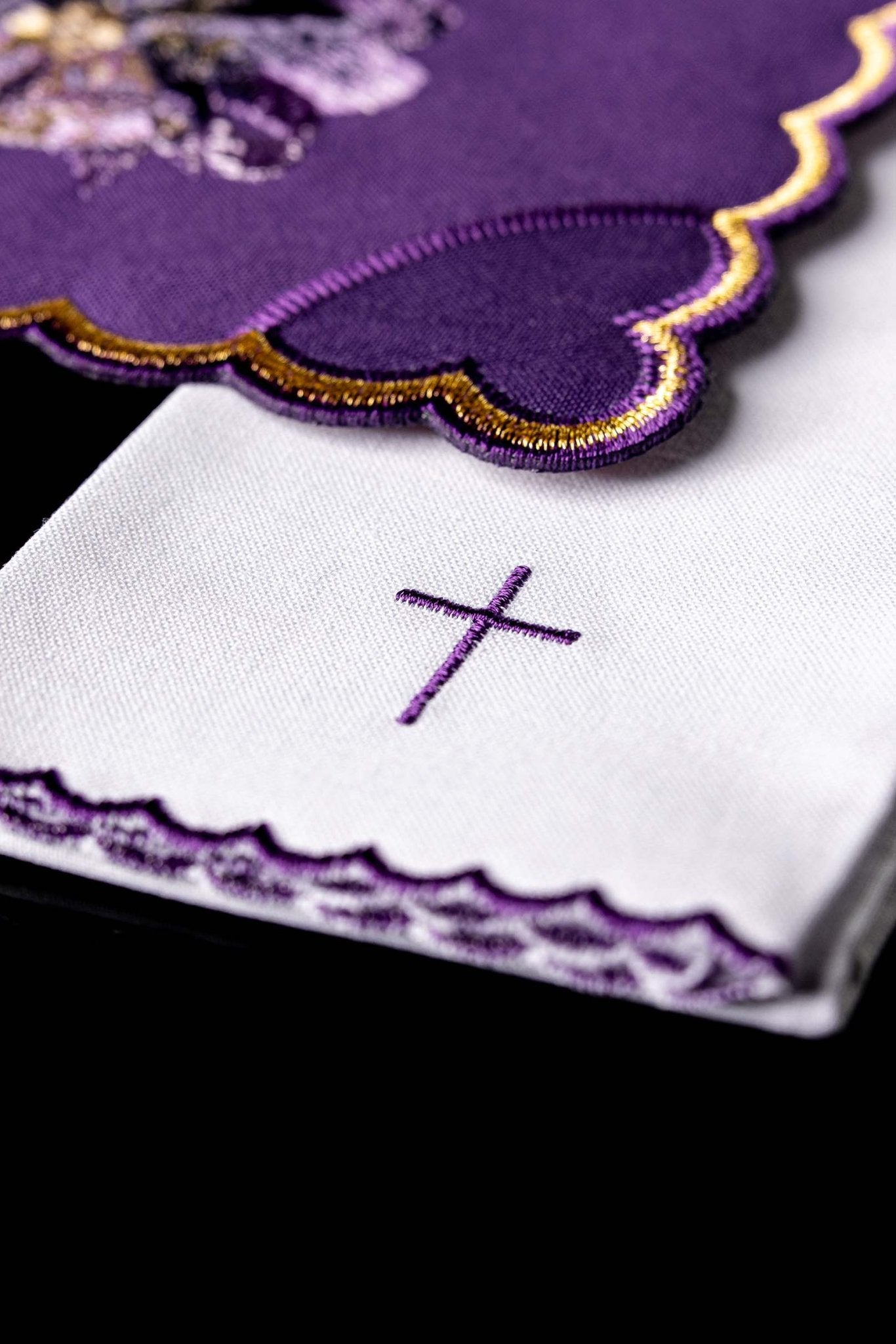 Servicio de altar bordado para Adviento KK/169 - CASULLAS.ES